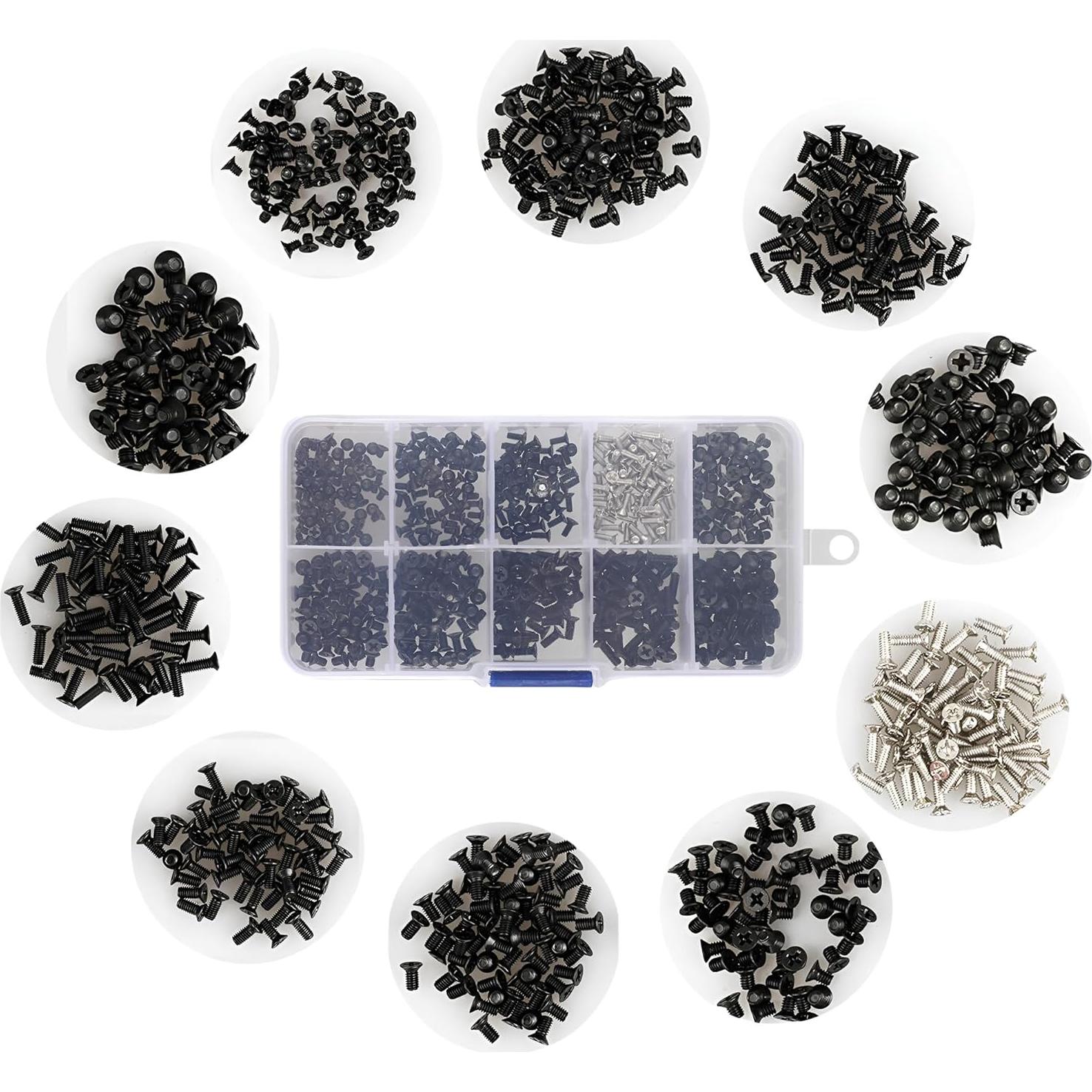 Kit de Tornillos Universales para Laptop JacobsParts 500 Piezas