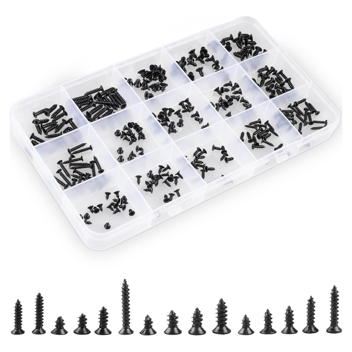 Kit de Tornillos Autoperforantes QTEATAK 300 Piezas para Notebook