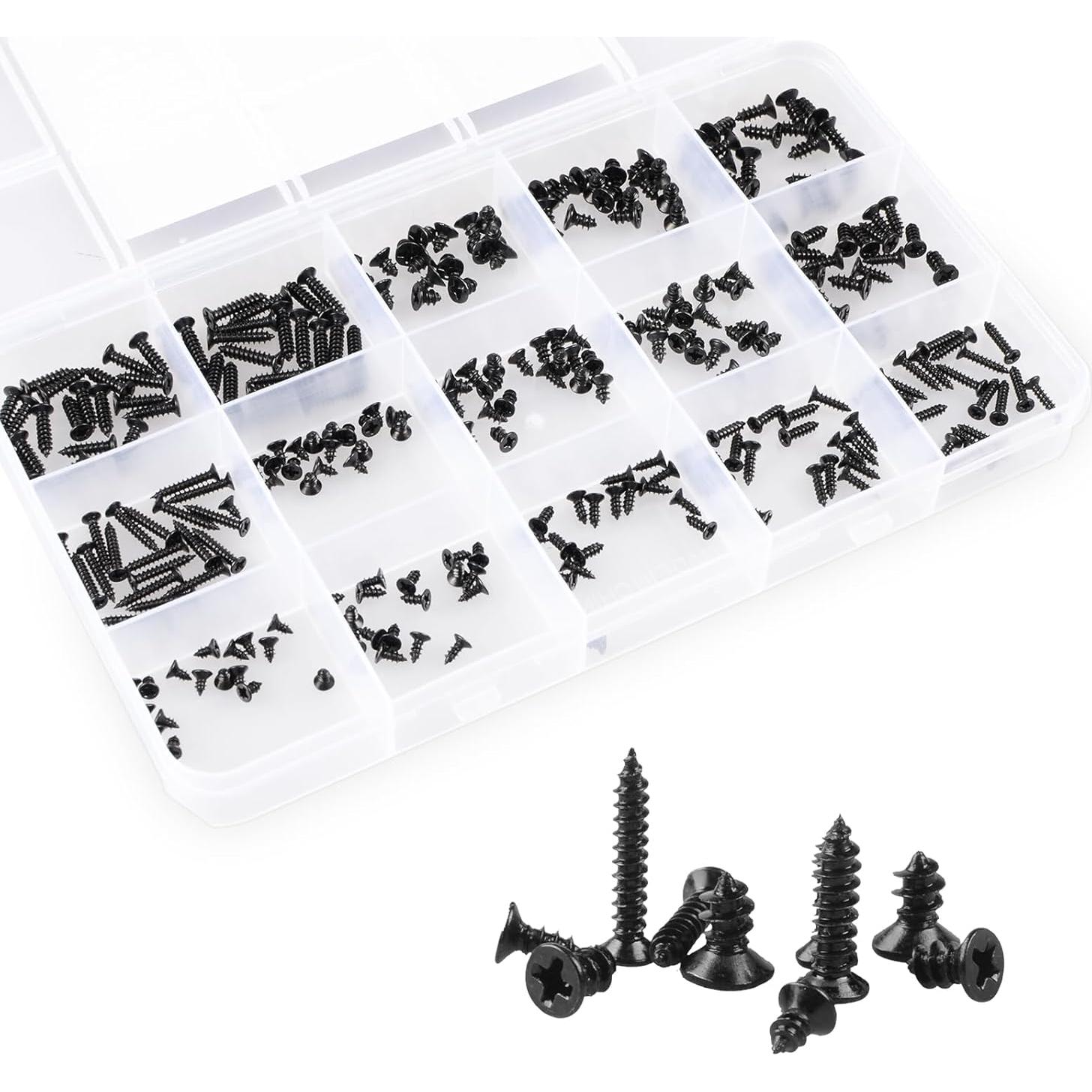 Kit de Tornillos Autoperforantes QTEATAK 300 Piezas para Notebook