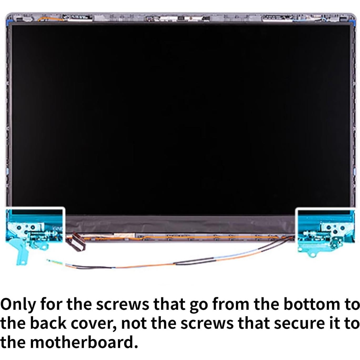 8 Tornillos de Bisagra para Laptop + Destornillador Phillips