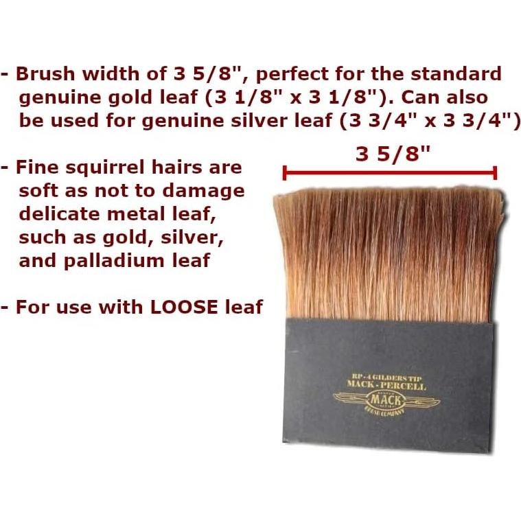 Pincel para Dorado L.A. Gold Leaf 8.89 cm Profesional