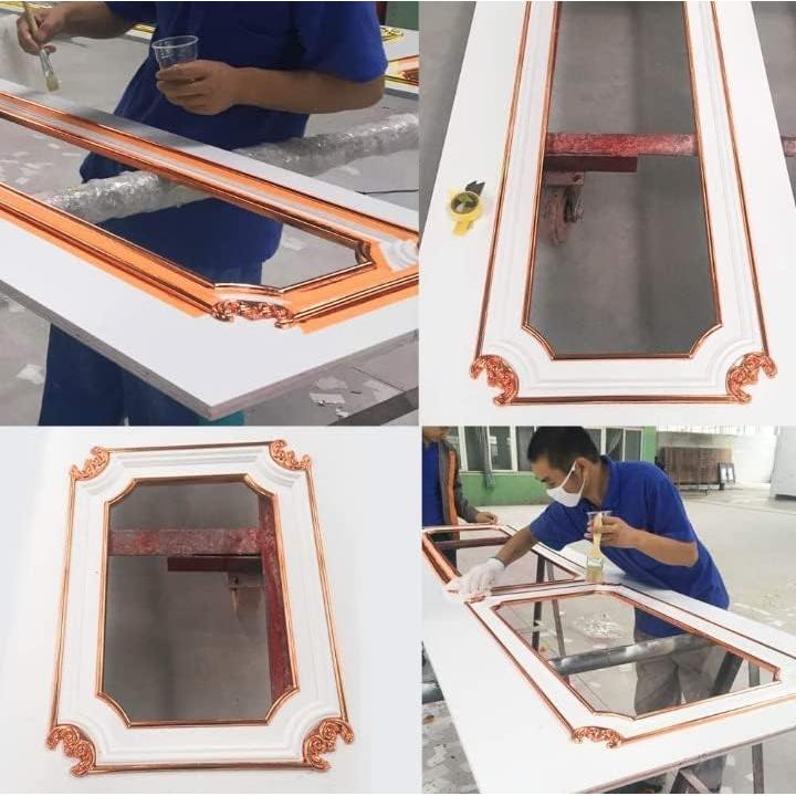 Hojas de Cobre 100 Unidades 8x8 cm para Manualidades y Decoración