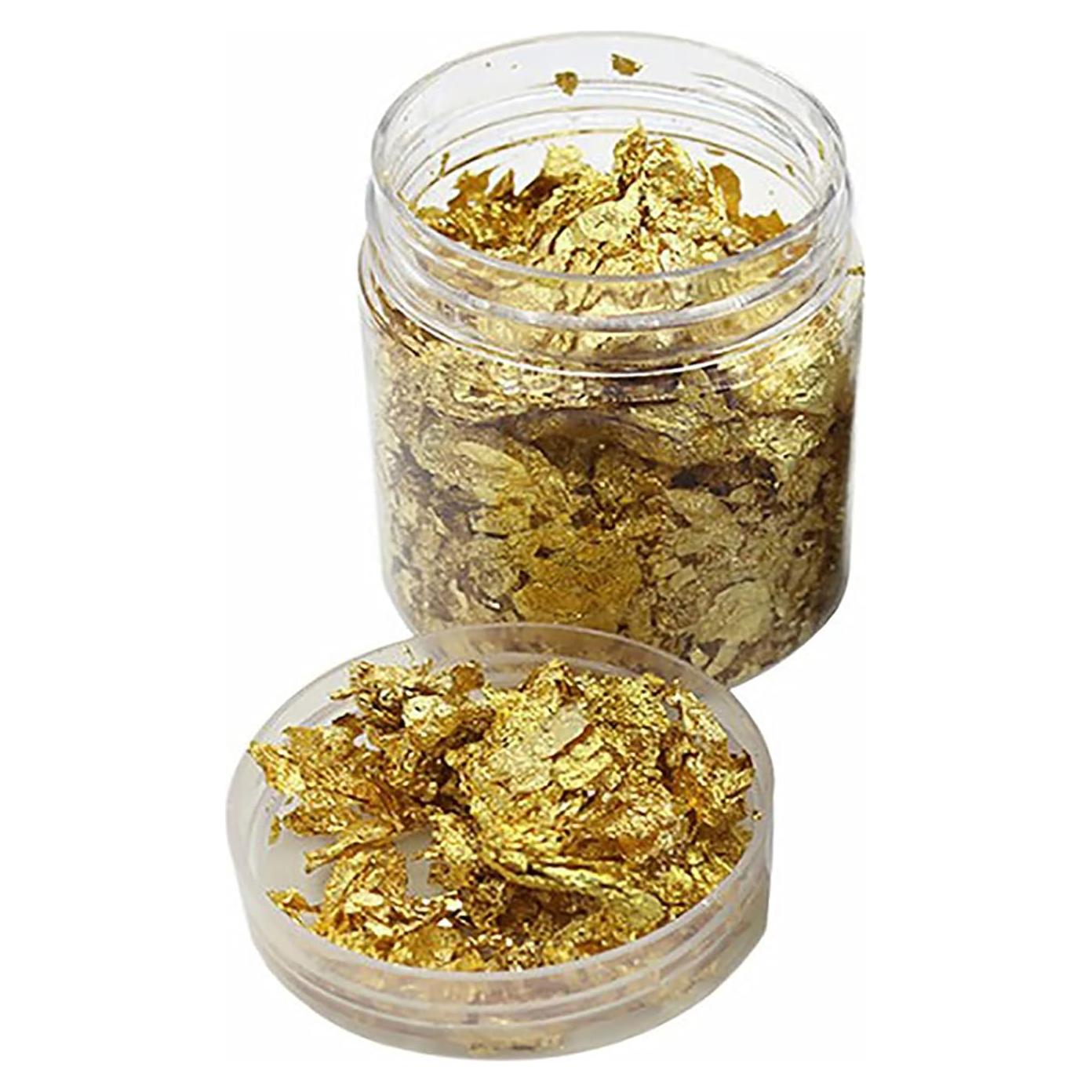 Copos de Foil Dorado UpTuoLi 3g para Manualidades y Uñas