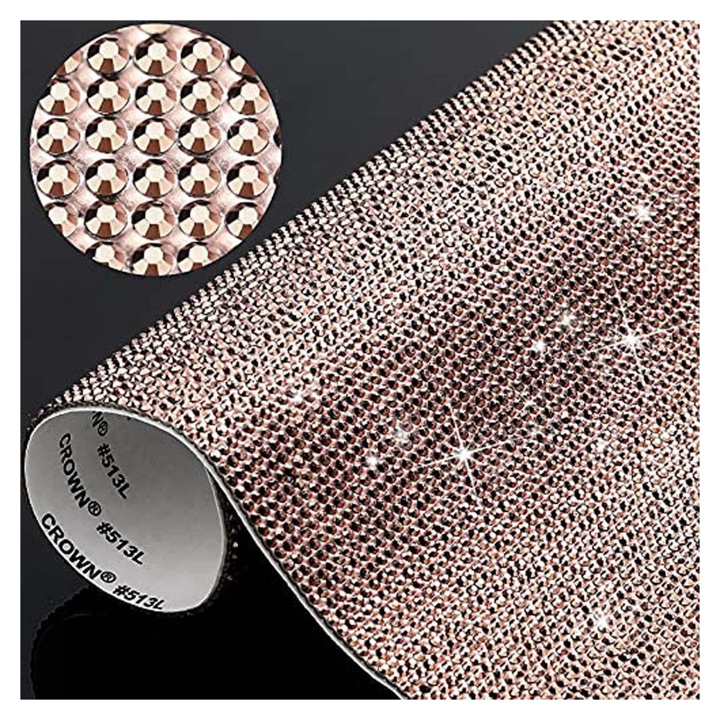Hoja de Strass Brillante IRIVER BLANK 24x20cm Oro Rosa
