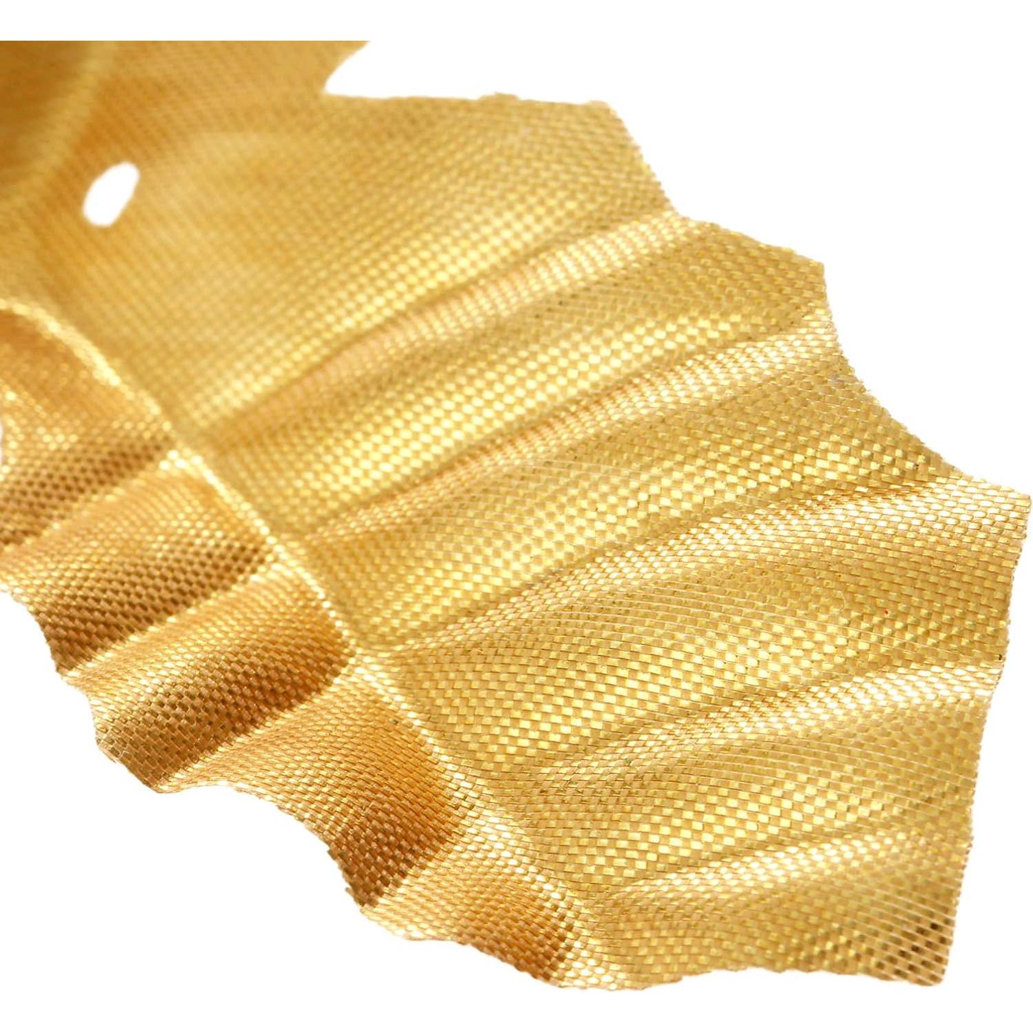 Hojas Artificiales de Seda Dophee 50 Pcs Oro Rosa Decoración