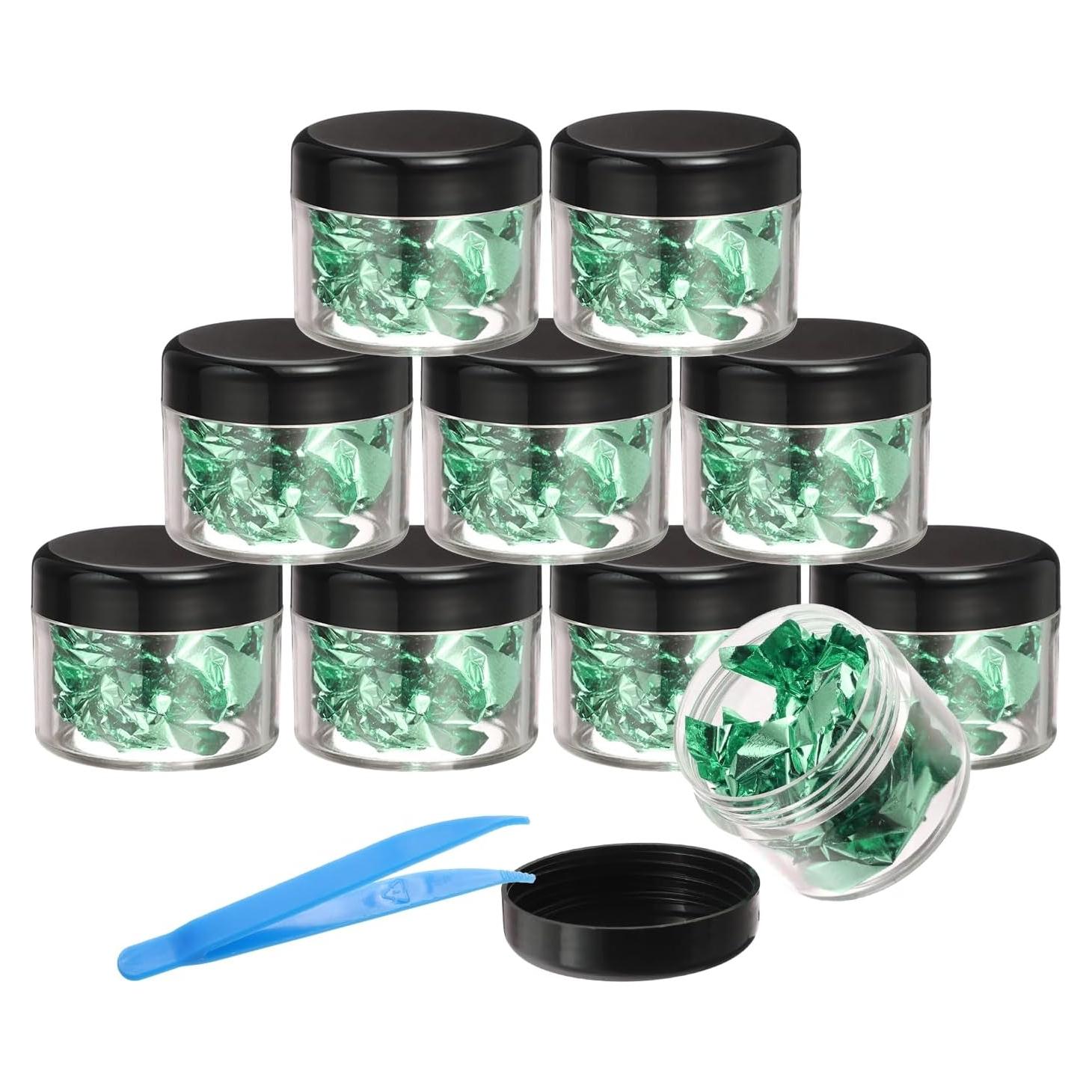 Hojuelas de Oro PATIKIL para Resina 10 Botellas 10g Turquesa