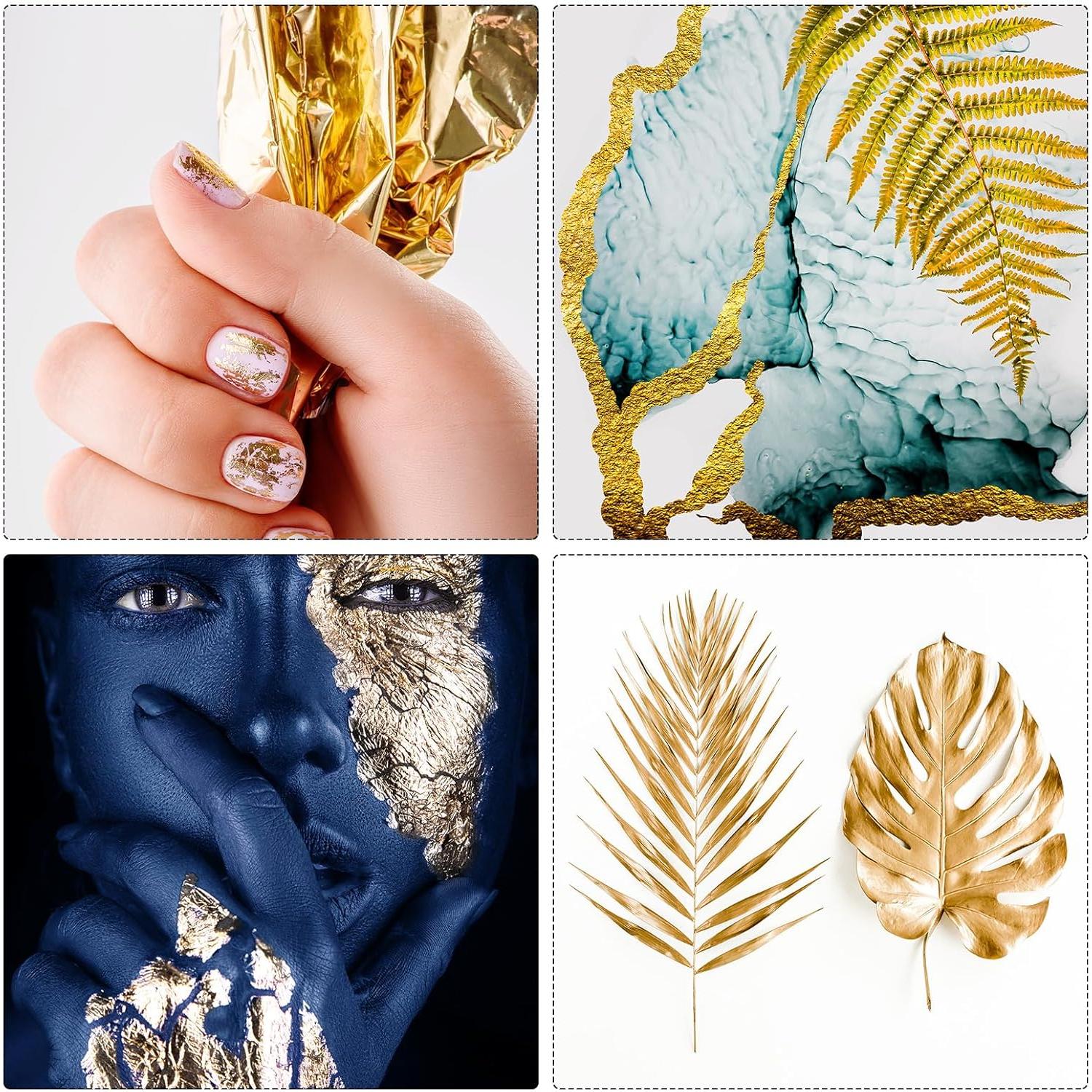 Hojuelas de Oro PATIKIL para Resina 10 Botellas 10g Turquesa