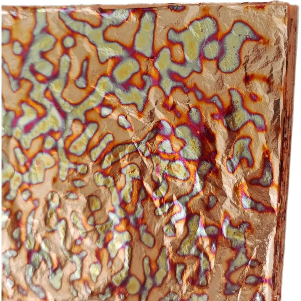 25 Hojas de Oro Variegado BLWAFY 14x14cm Cielo Estrellado