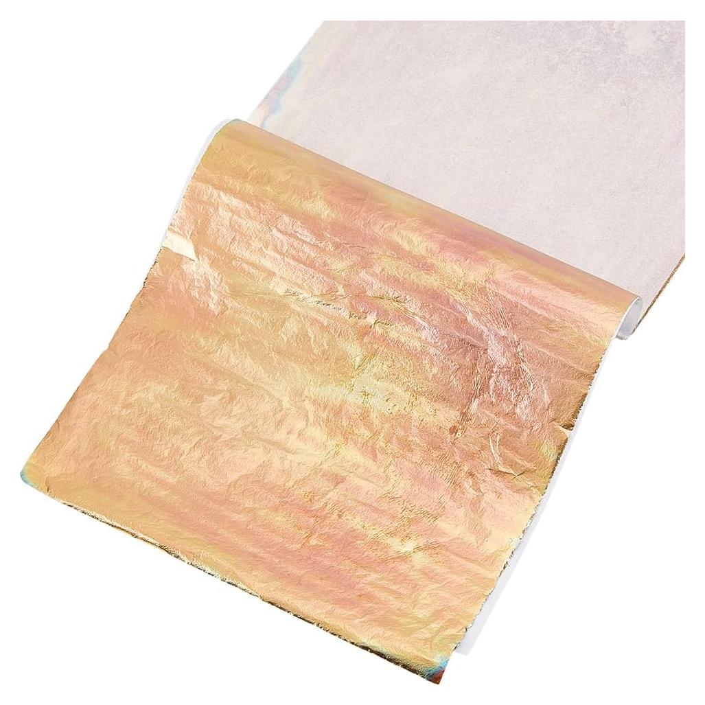 MAYJOYDIY 50 Hojas de Hoja de Oro 14x13.7 cm para Uñas