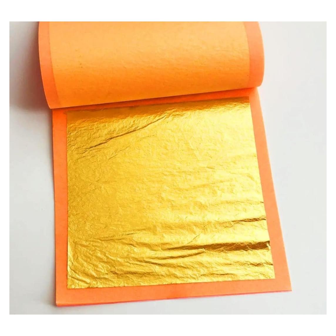 Hojas de Oro Comestibles FGLC 10 Unidades 5x5cm 24K