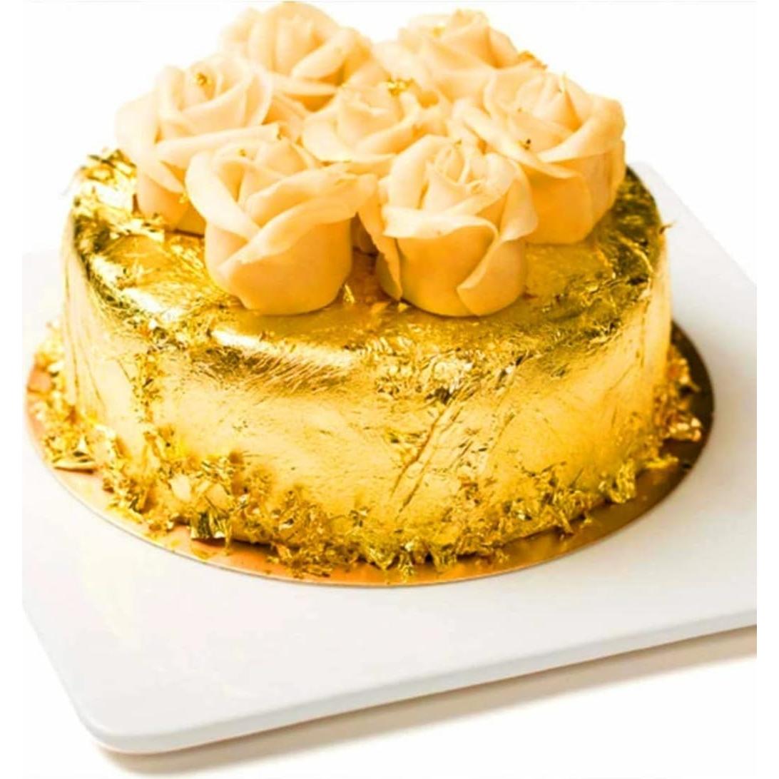 Hojas de Oro Comestibles FGLC 10 Unidades 5x5cm 24K