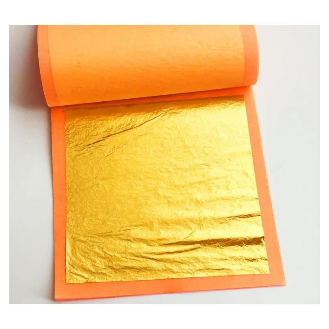 Hojas de Oro 24K STANDARD JAIPUR 5 Unidades 7.6x5.1 cm