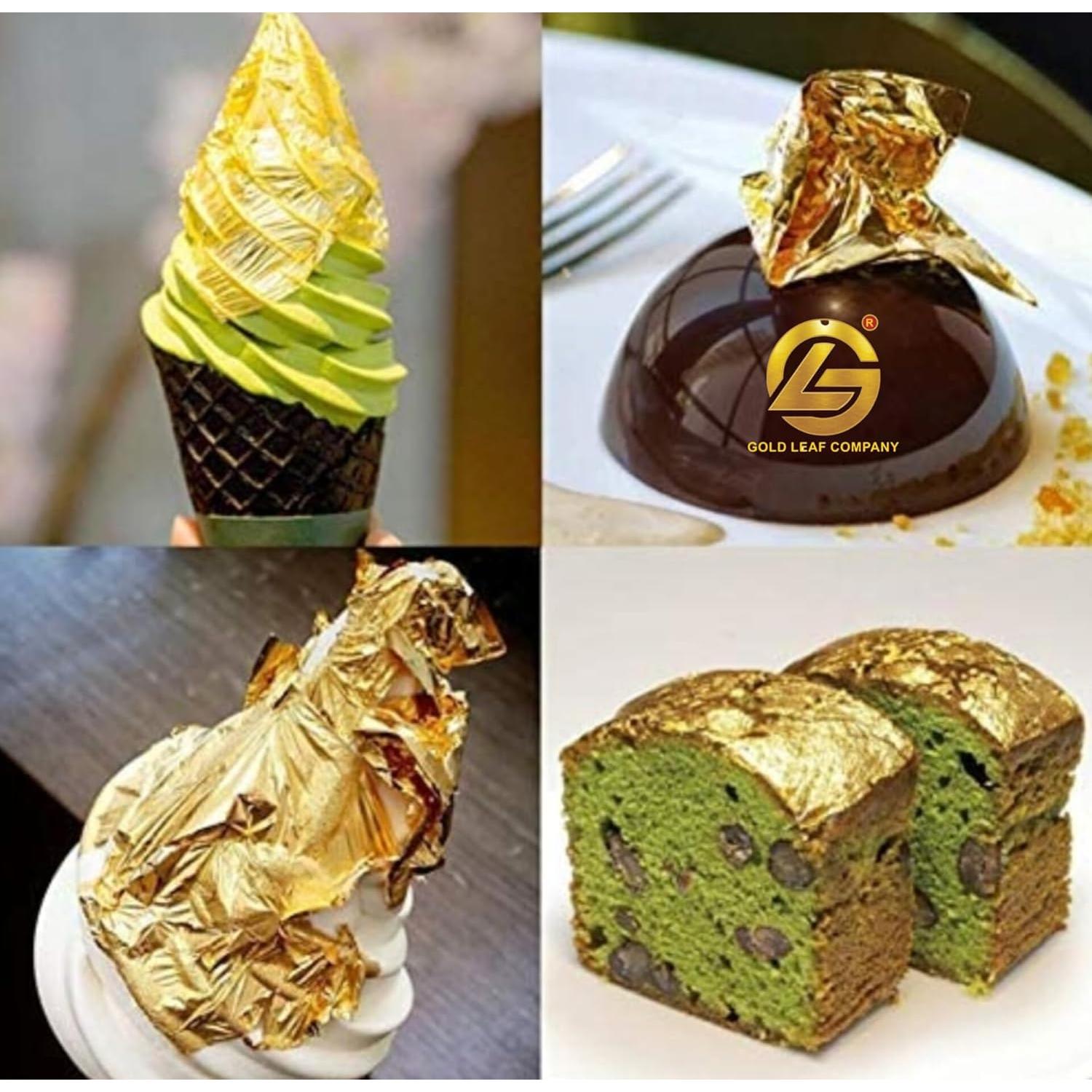 Hojas de Oro 24K STANDARD JAIPUR 5 Unidades 7.6x5.1 cm