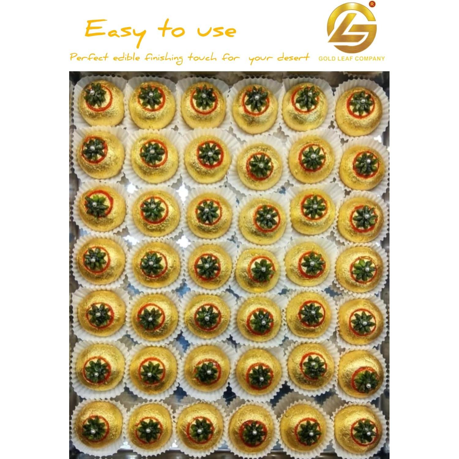 Hojas de Oro 24K STANDARD JAIPUR 5 Unidades 7.6x5.1 cm