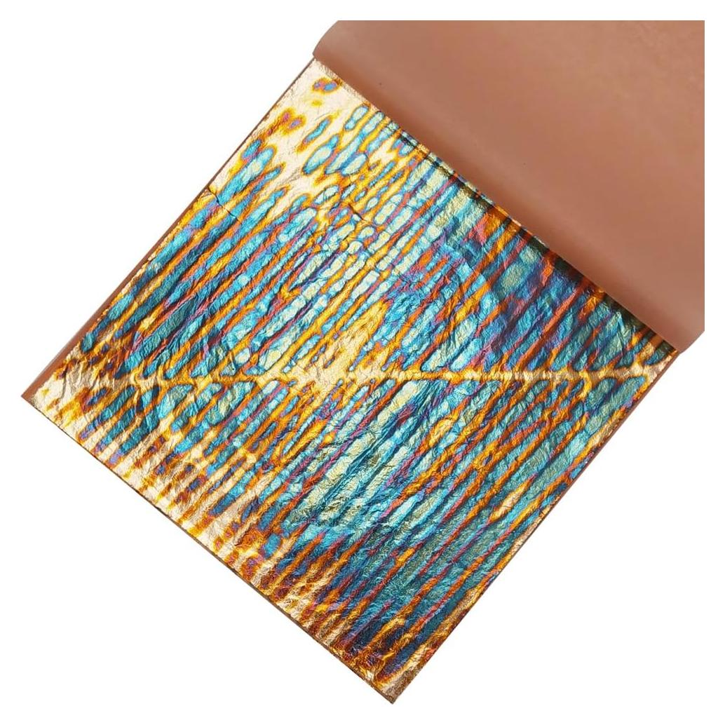 Hojas Metálicas Imitación Oro INSPIRELLE 25 Hojas 14x14 cm