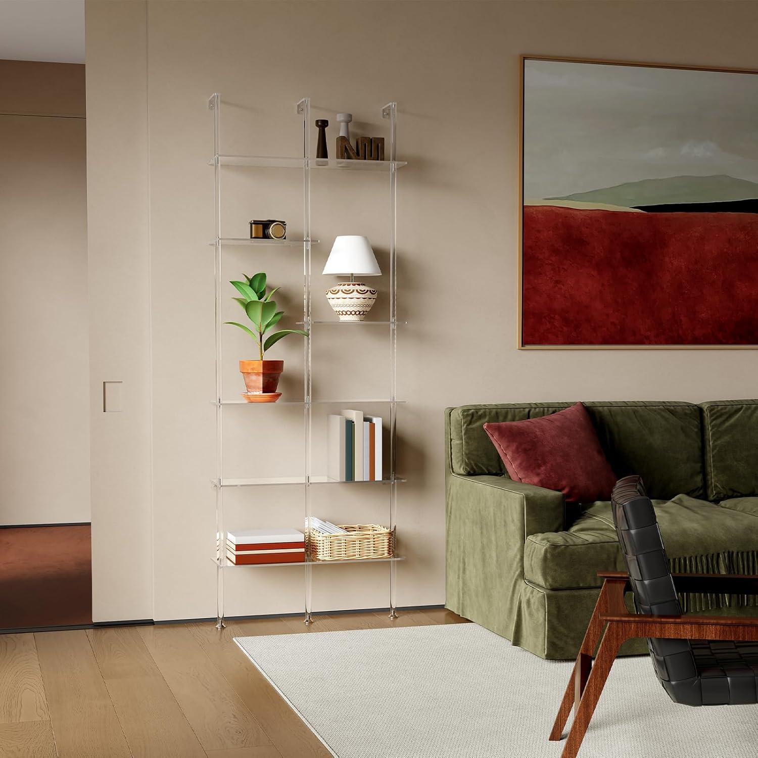 Estantería de Acrílico CRTERICX 6 Niveles Montada en Pared