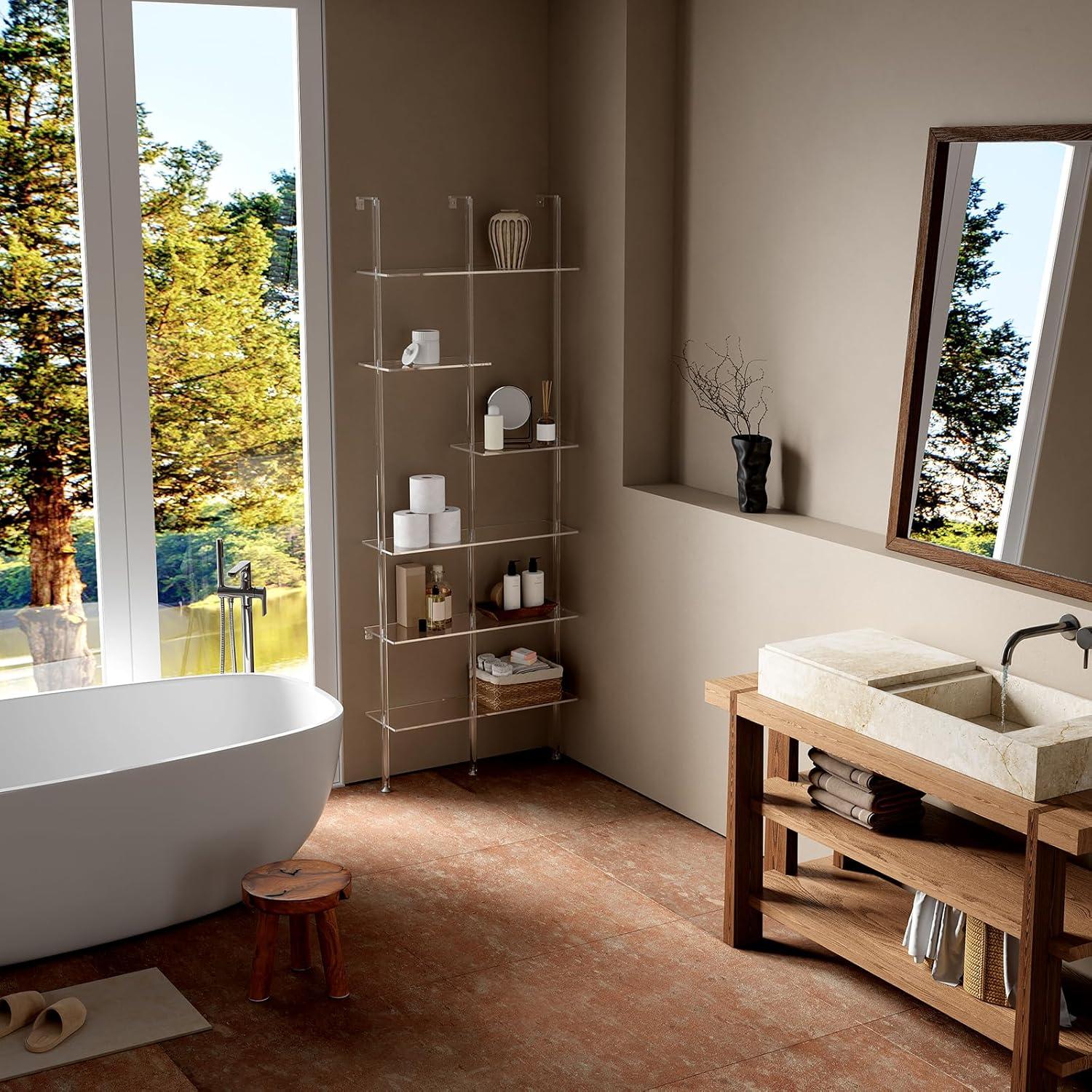 Estantería de Acrílico CRTERICX 6 Niveles Montada en Pared