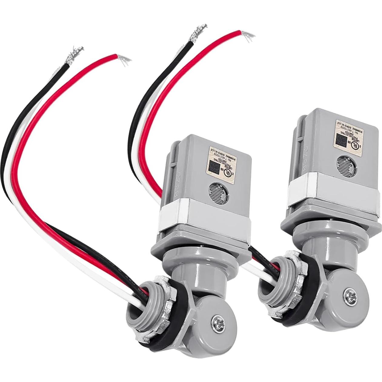 Sensor de Fotocélula Vroelos 120V Regulable para Jardín