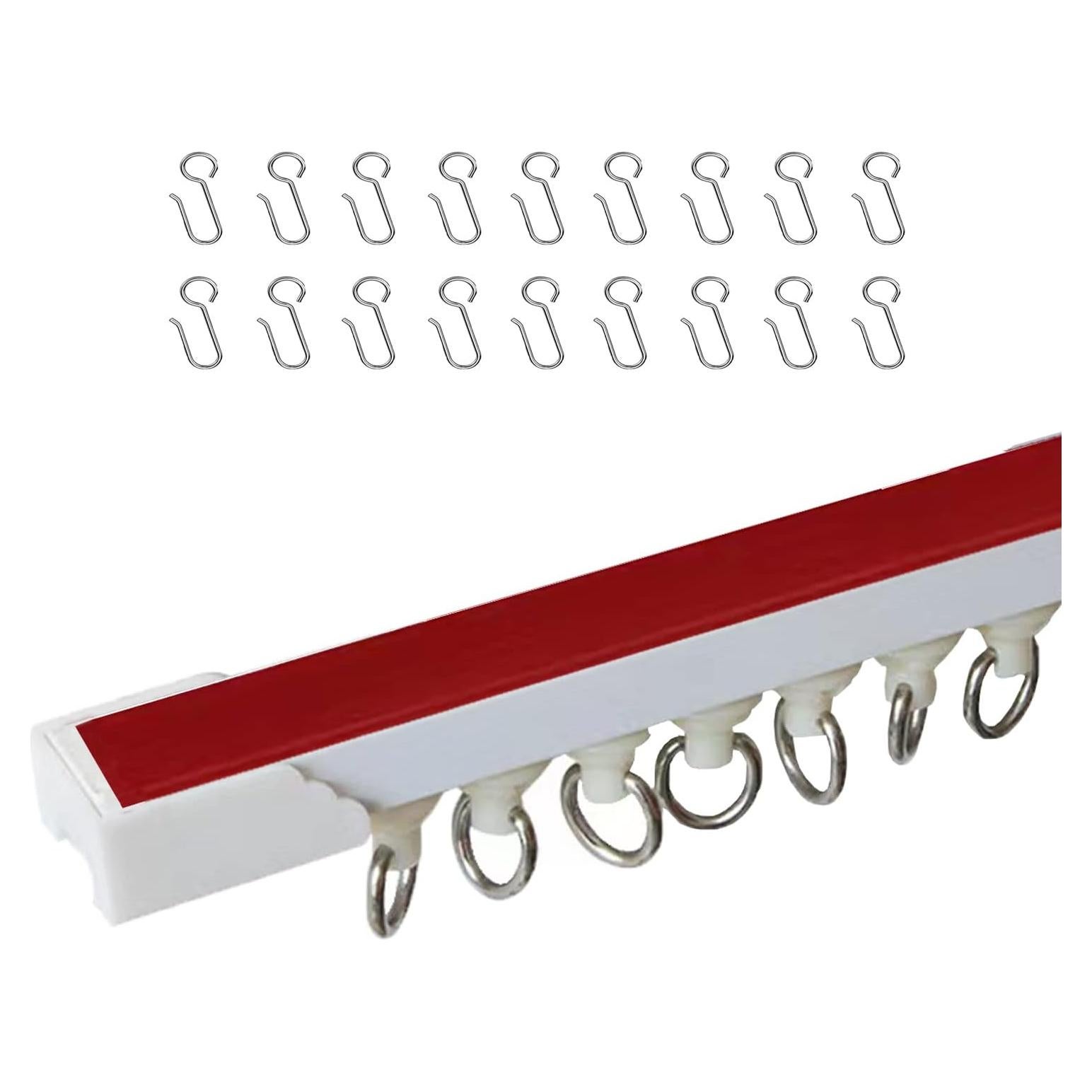 Riel de Cortina Autoadhesivo FSLGEFUL 2.99 m Sin Perforaciones