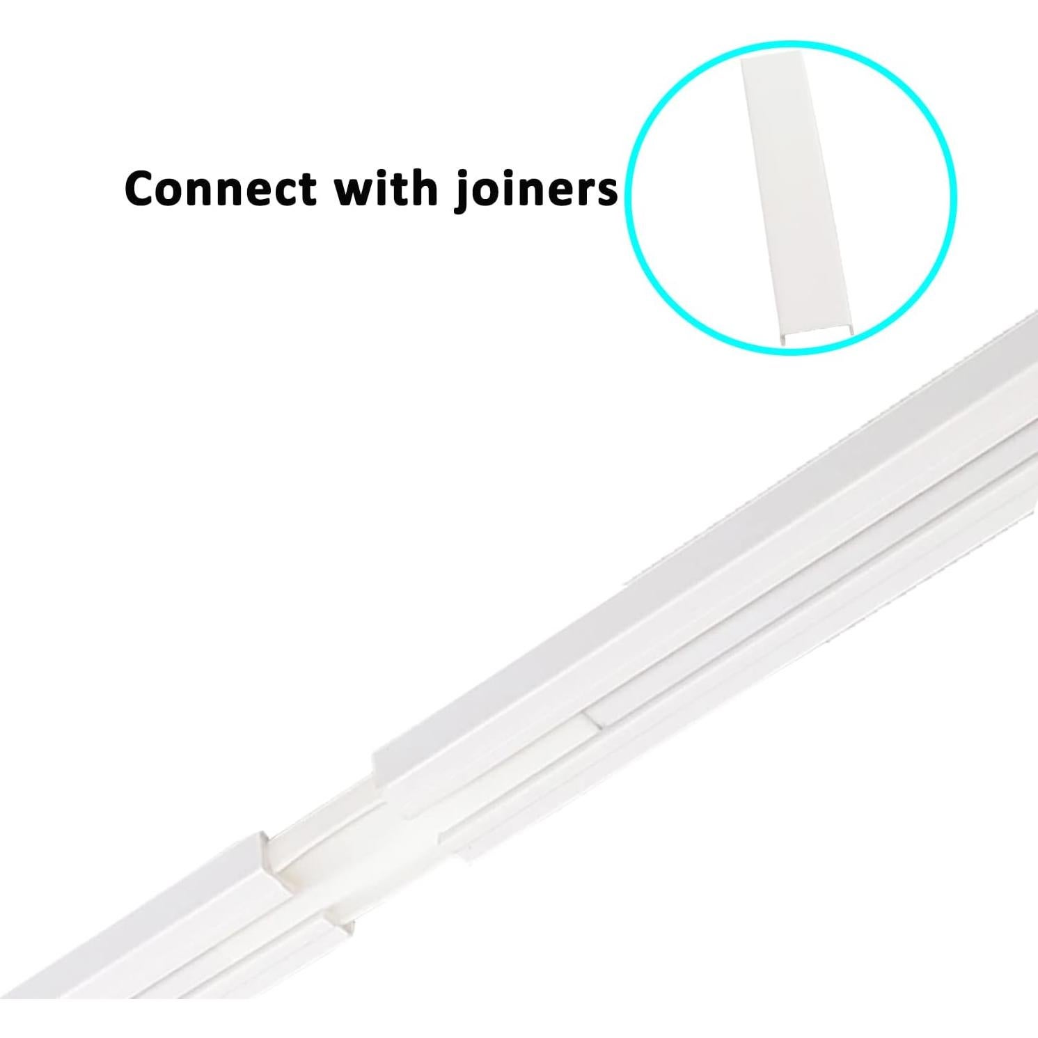 Riel de Cortina Autoadhesivo FSLGEFUL 2.99 m Sin Perforaciones