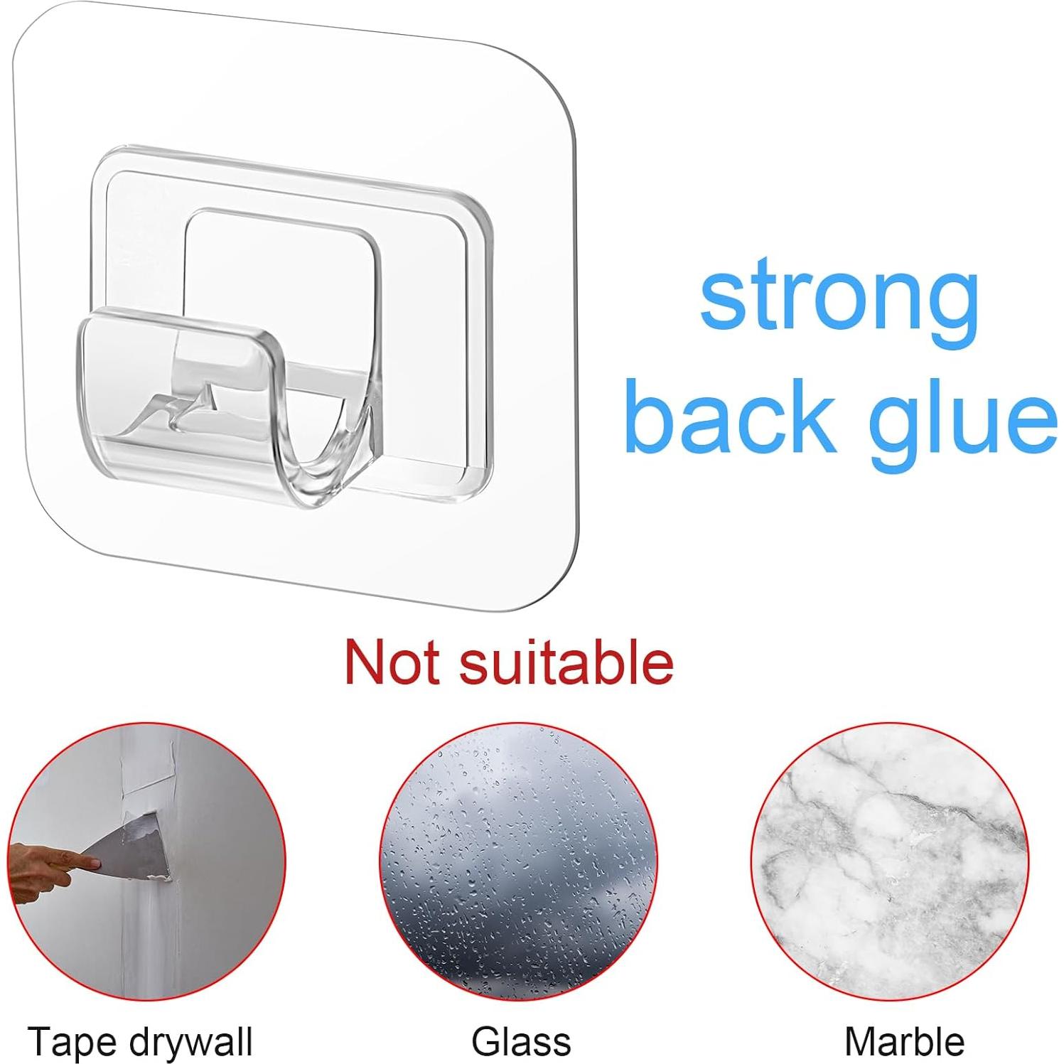 Barra de Cortina Ajustable Patelai 40-70 cm Blanca con Ganchos