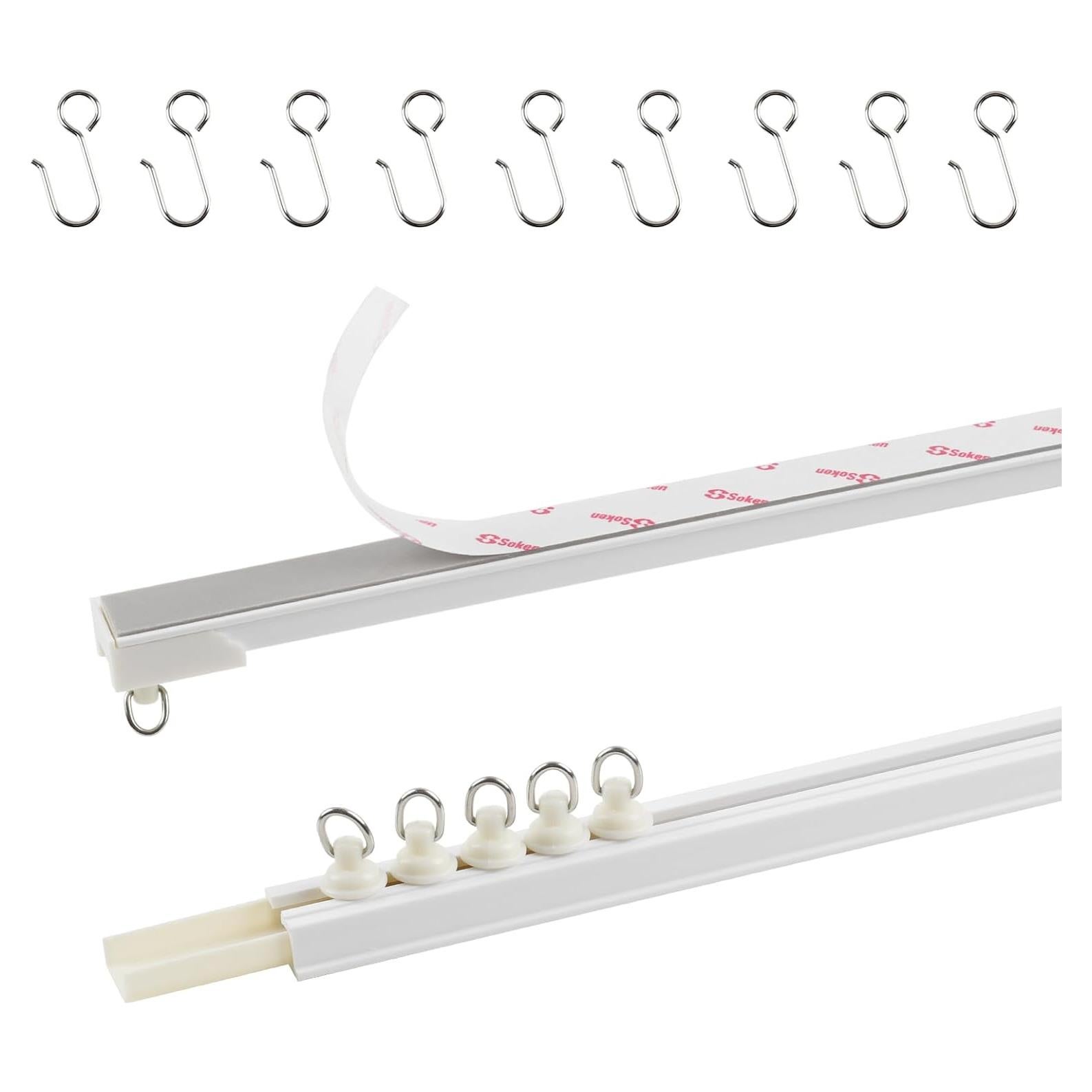 Barra de Cortina Adhesiva TYRON 81.28 cm Sin Taladro