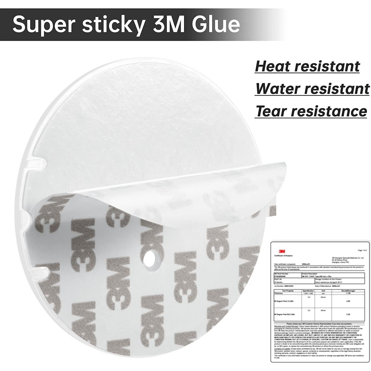 Soporte para barra de cortina de ducha BRIOFOX transparente 2 unidades