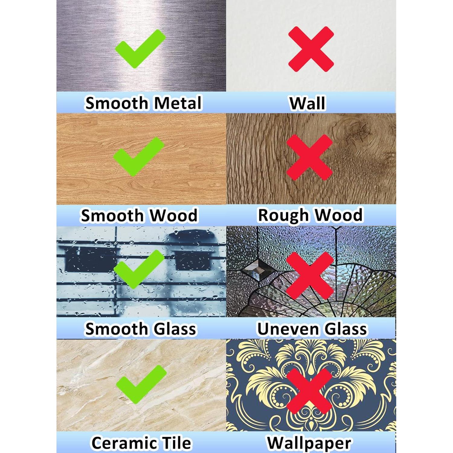 Varilla de Cortina Adhesiva KXLife 43-71 cm Juego de 2 Negro