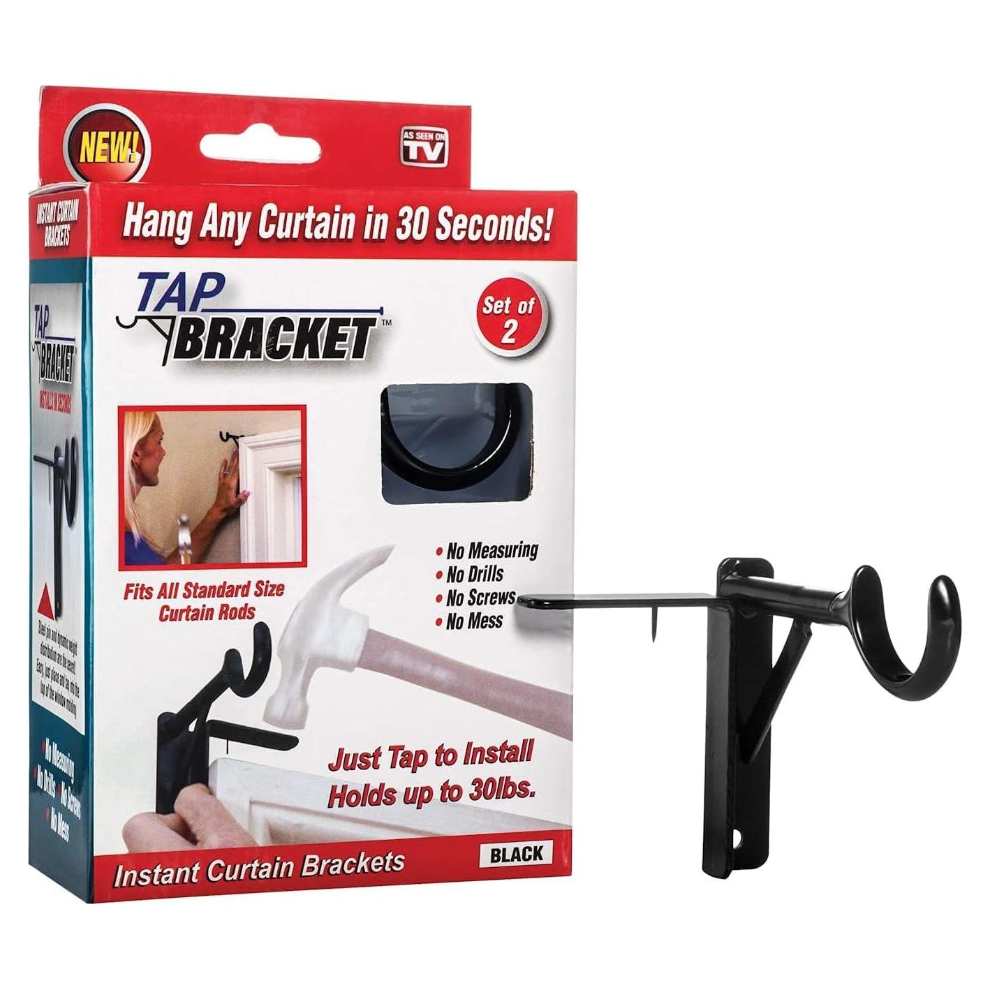 Soporte de Cortina de Bronce Spark Innovators - Juego de 2