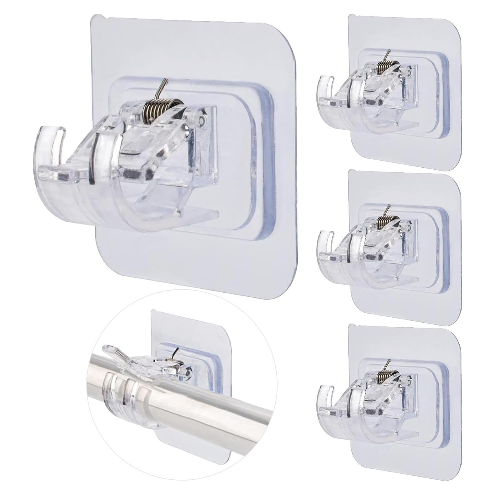 Soporte de Barra de Cortina Adhesivo MaoMaoCha 4 Pcs 5 KG