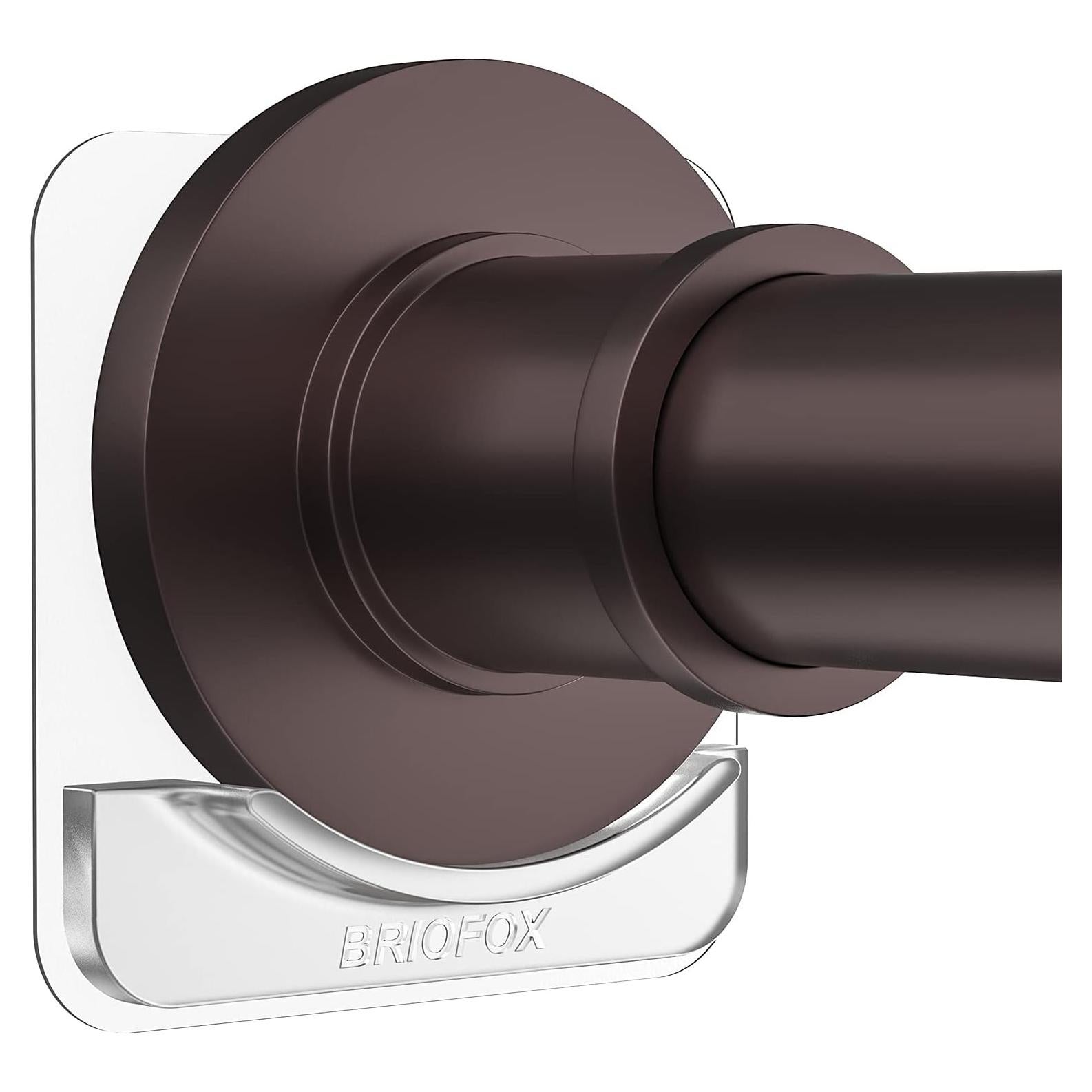 Soporte de Barra de Ducha Adhesivo BRIOFOX - 2 Piezas, Sin Perforación