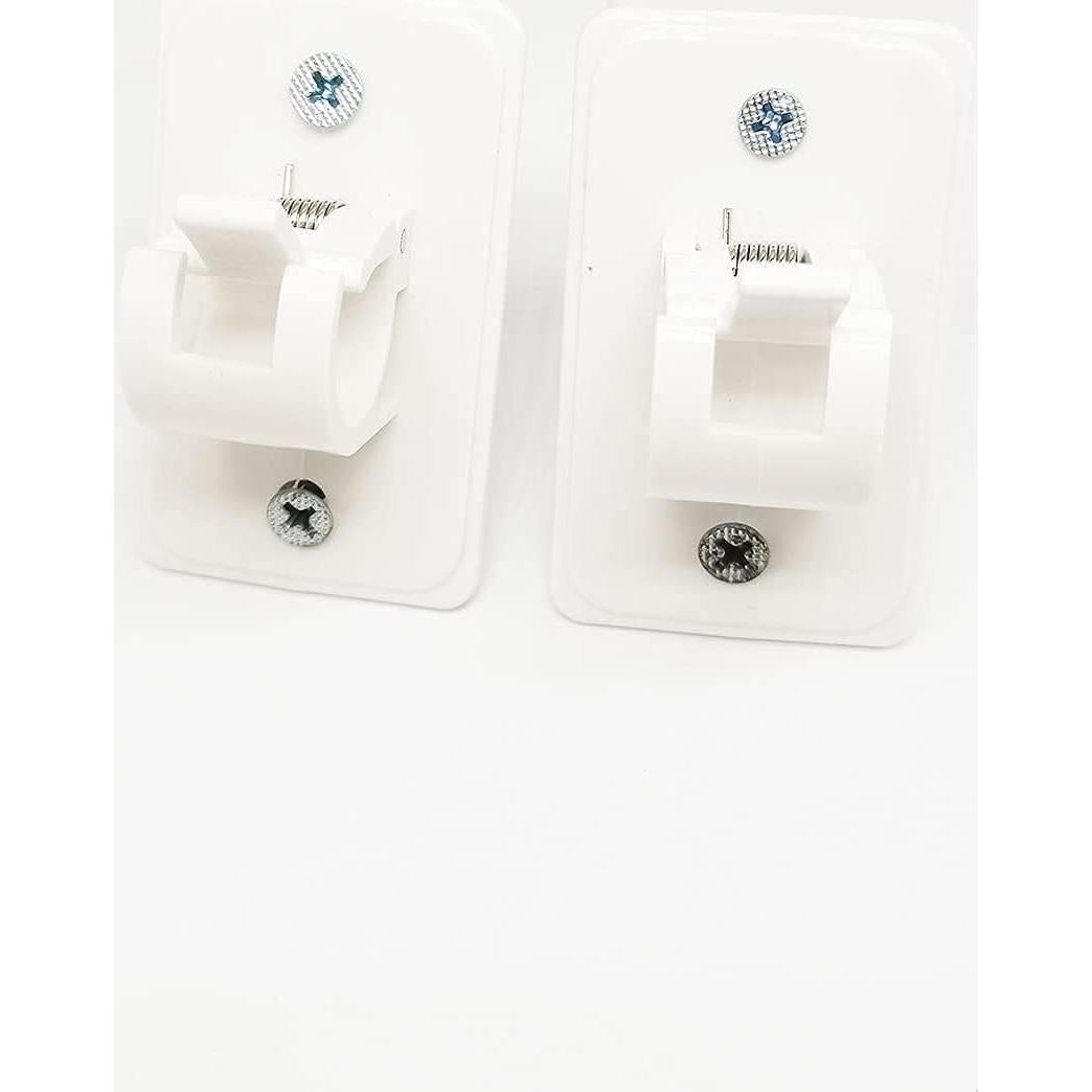 Soporte de Varilla de Cortina YICBOR Autoadhesivo 12 Piezas