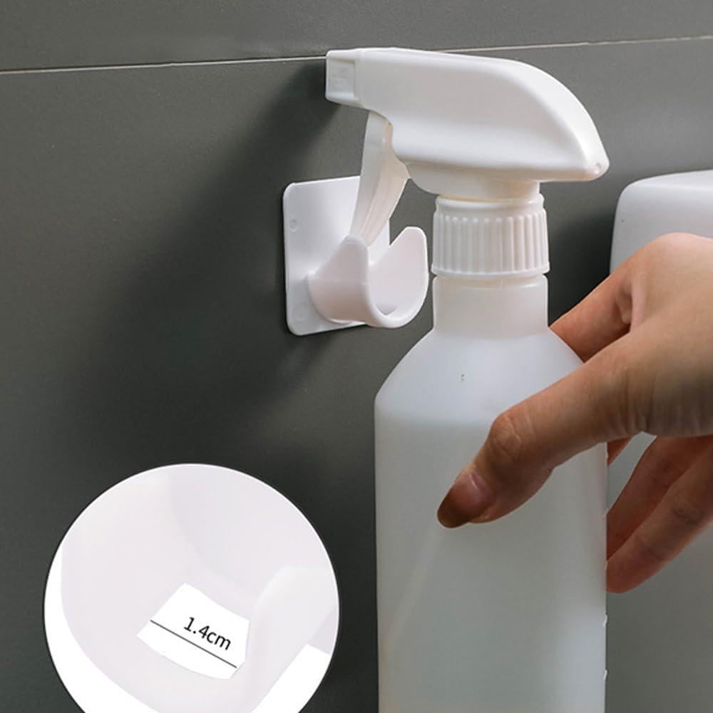 Soportes de Poste de Closet Dophee 4 Pcs Autoadhesivos 5kg