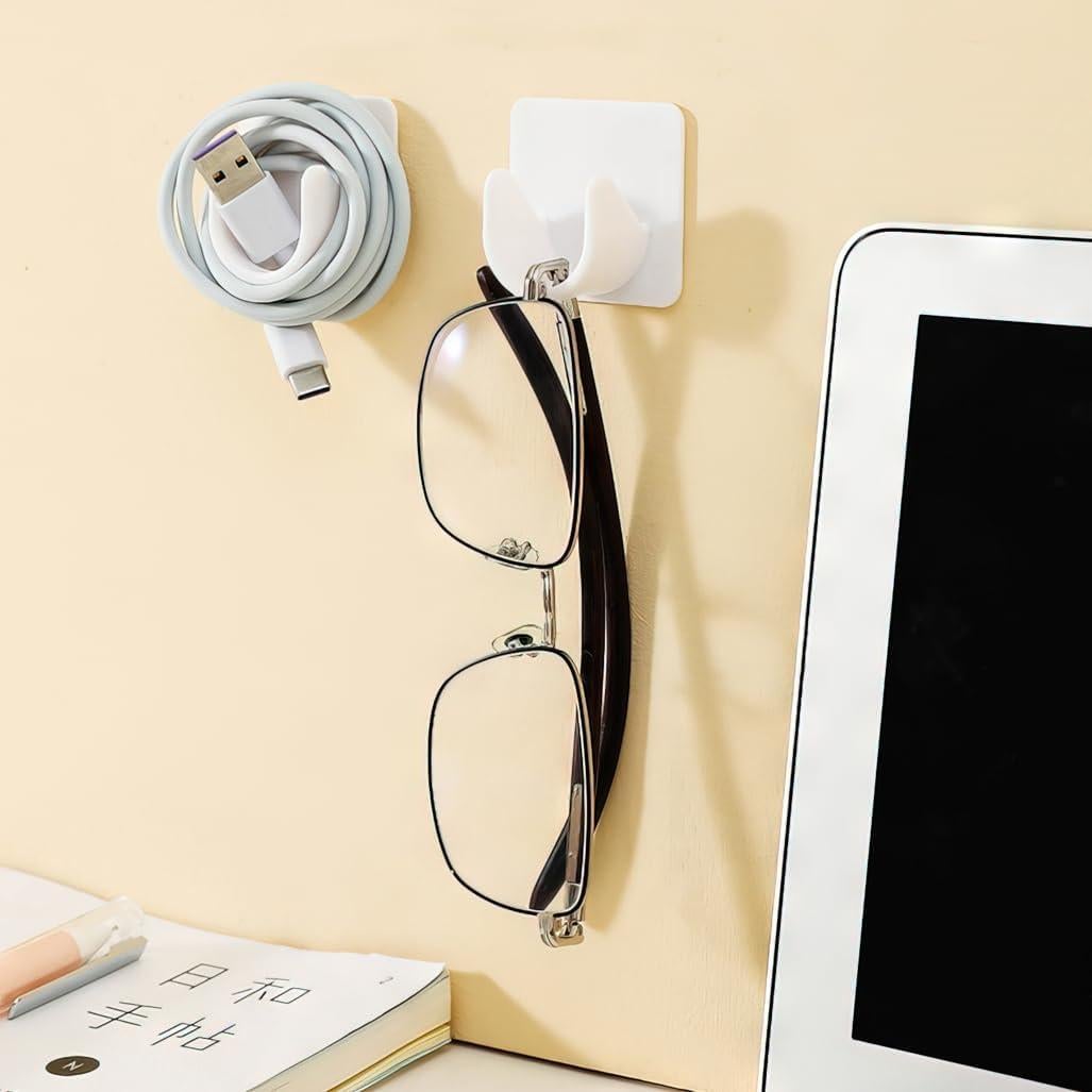 Soportes de Poste de Closet Dophee 4 Pcs Autoadhesivos 5kg