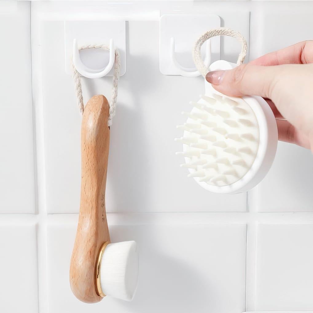 Soportes de Poste de Closet Dophee 4 Pcs Autoadhesivos 5kg