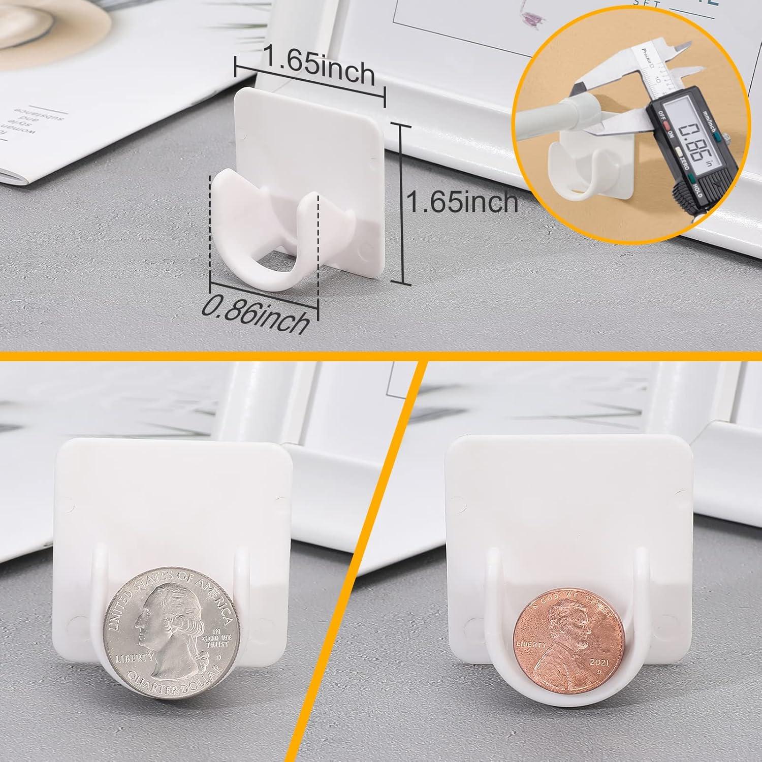 Soporte Adhesivo para Varilla de Cortina de Ducha Funnacle - 2 Piezas