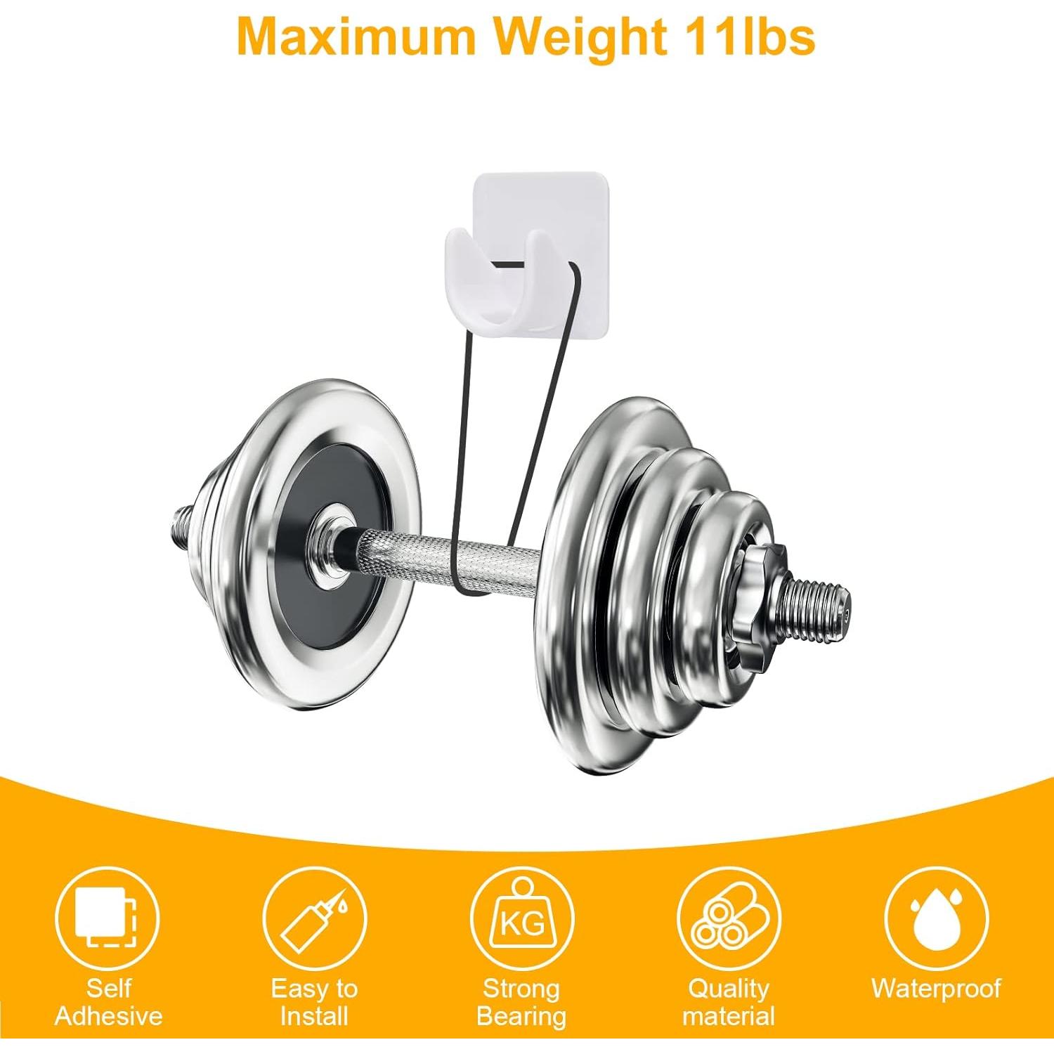 Soporte Adhesivo para Varilla de Cortina de Ducha Funnacle - 2 Piezas