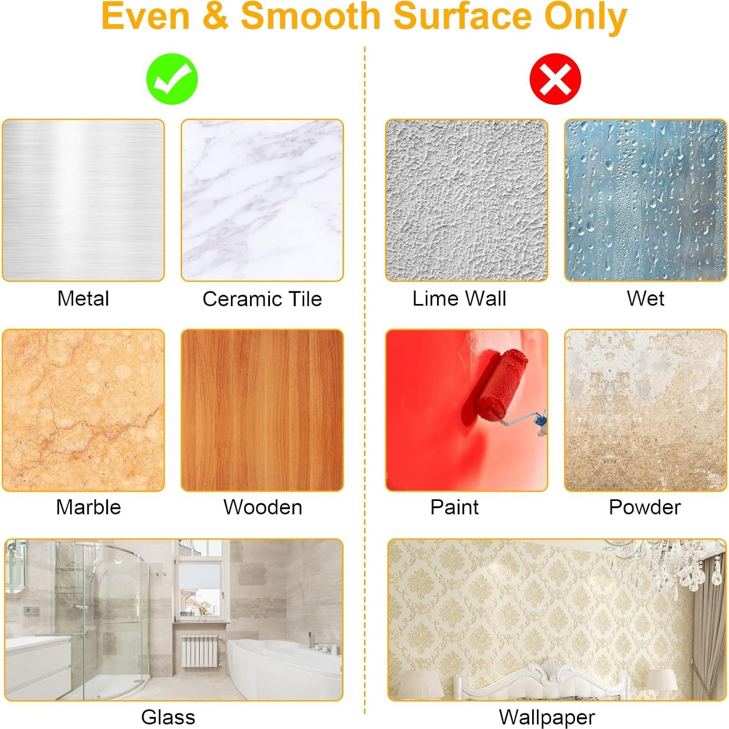 Soporte Adhesivo para Varilla de Cortina de Ducha Funnacle - 2 Piezas