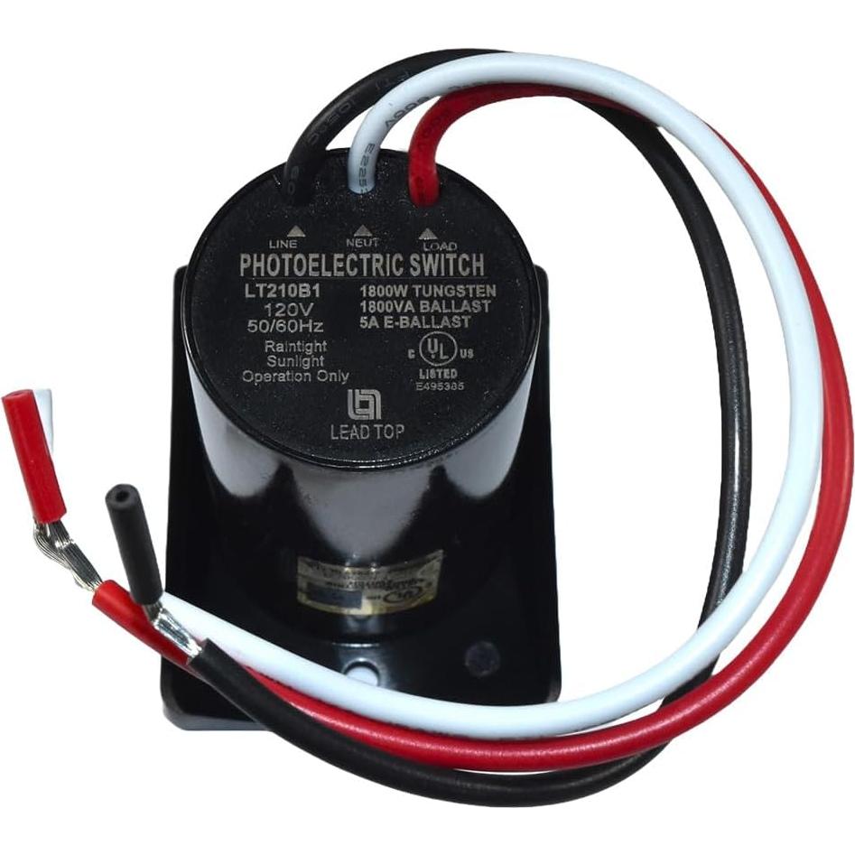 Sensor Fotoelétrico HQRP para Luces Exteriores 120V