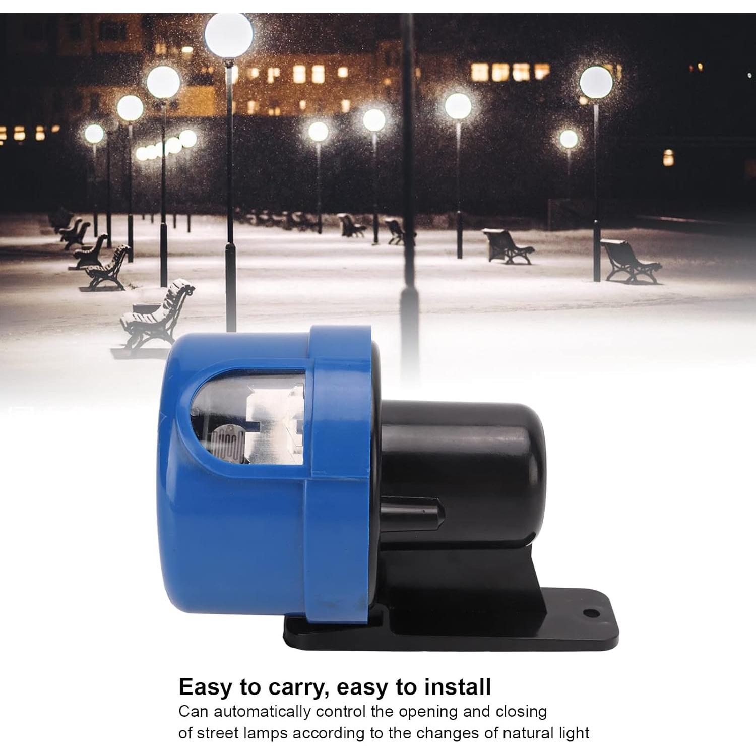 Interruptor Fotocélula Automático Tissting 10A IP65 para Exteriores