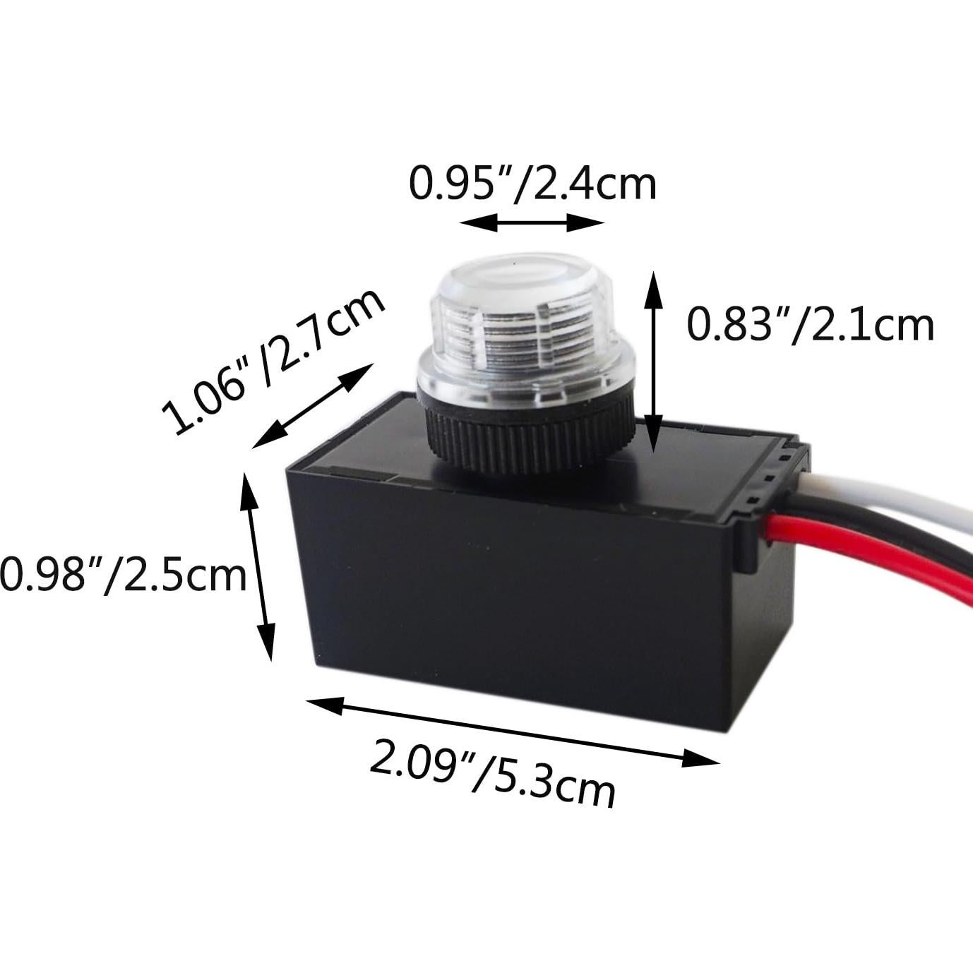 Interruptor Fotoeléctrico LoveDeal 12V 10A Automático Luz Exterior