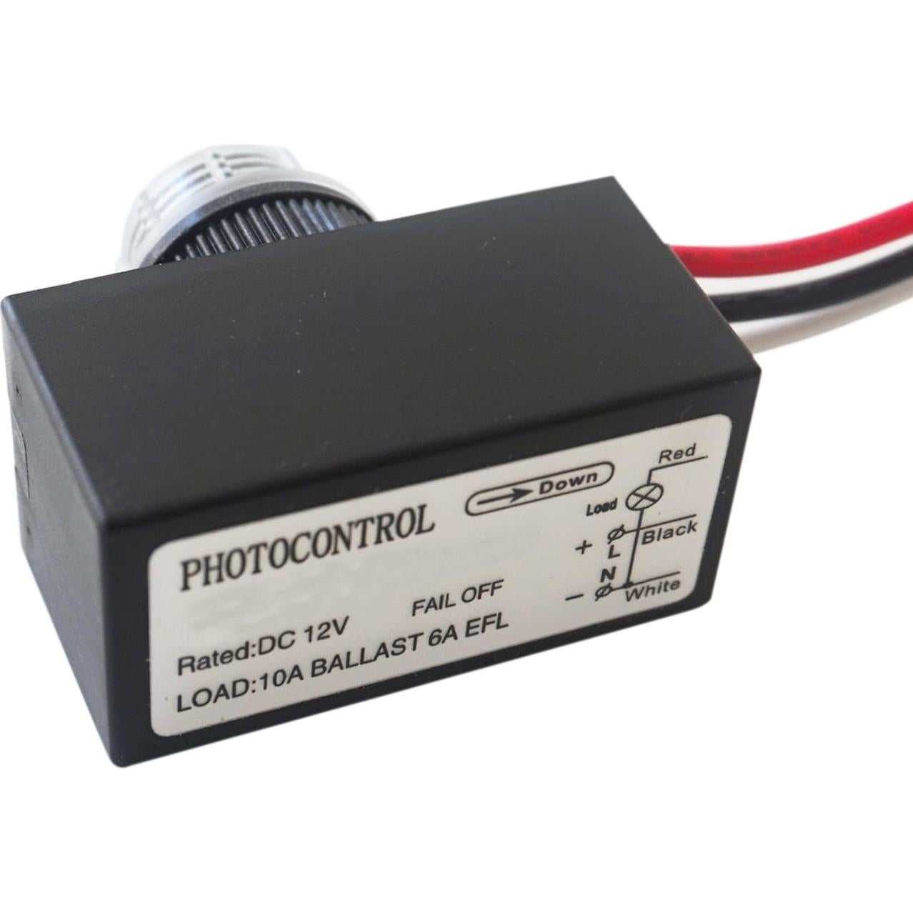 Interruptor Fotoeléctrico LoveDeal 12V 10A Automático Luz Exterior