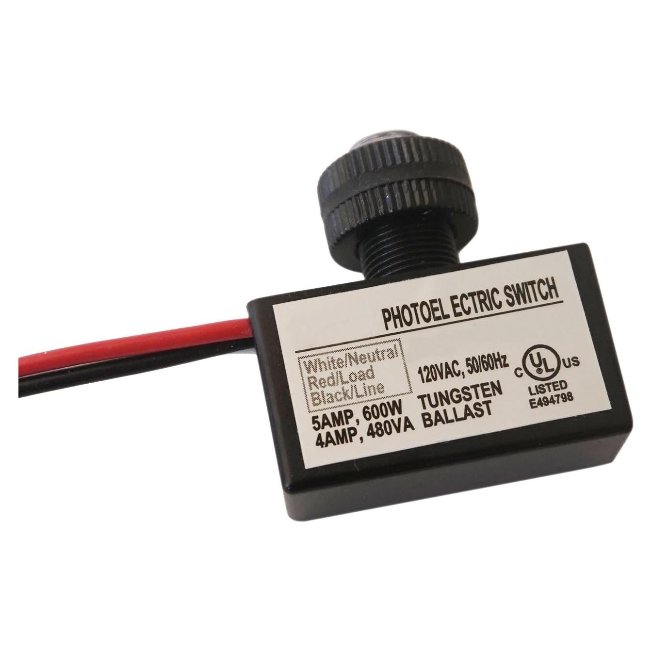 Interruptor Fotoeléctrico LoveDeal 120V Automático para Exterior