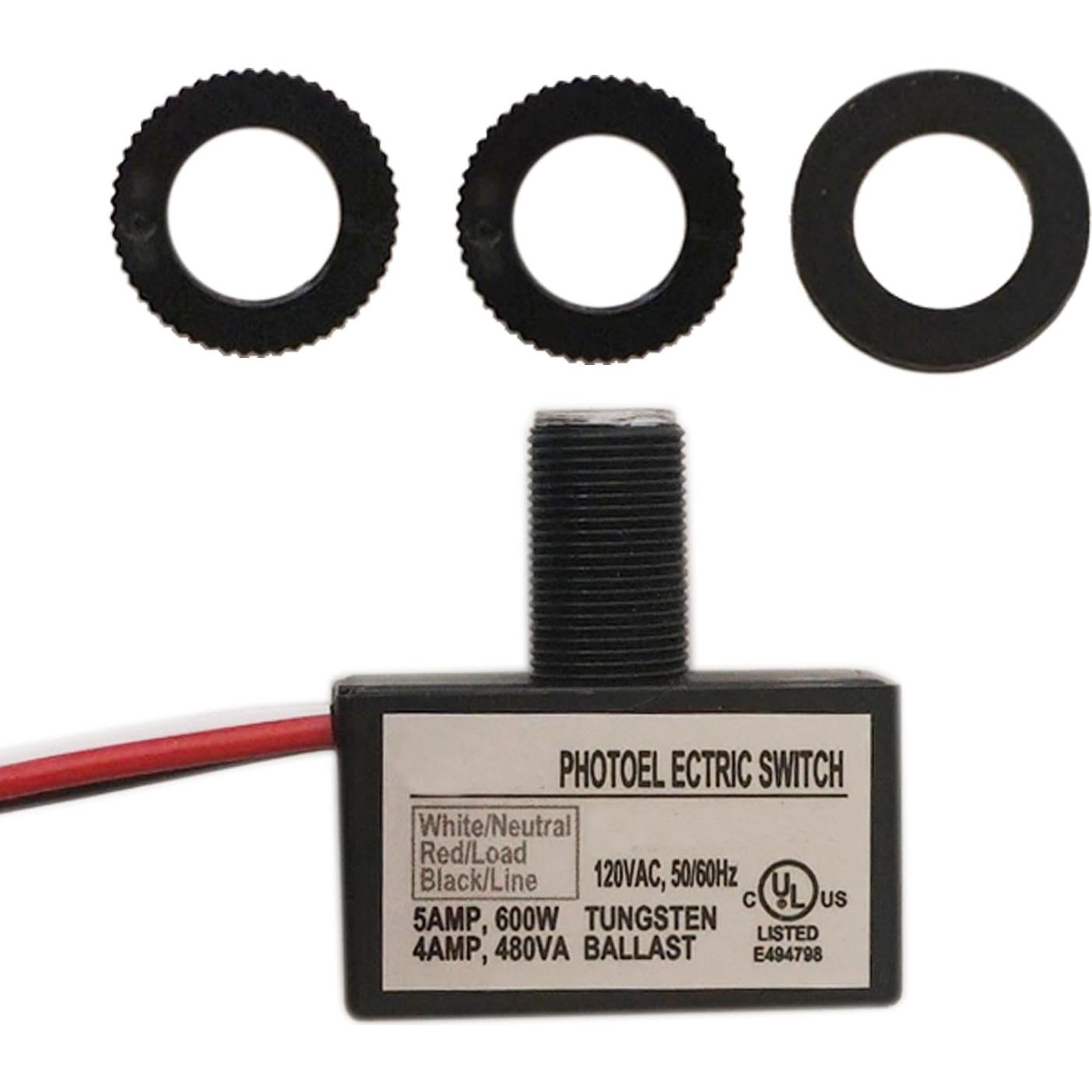 Interruptor Fotoeléctrico LoveDeal 120V Automático para Exterior