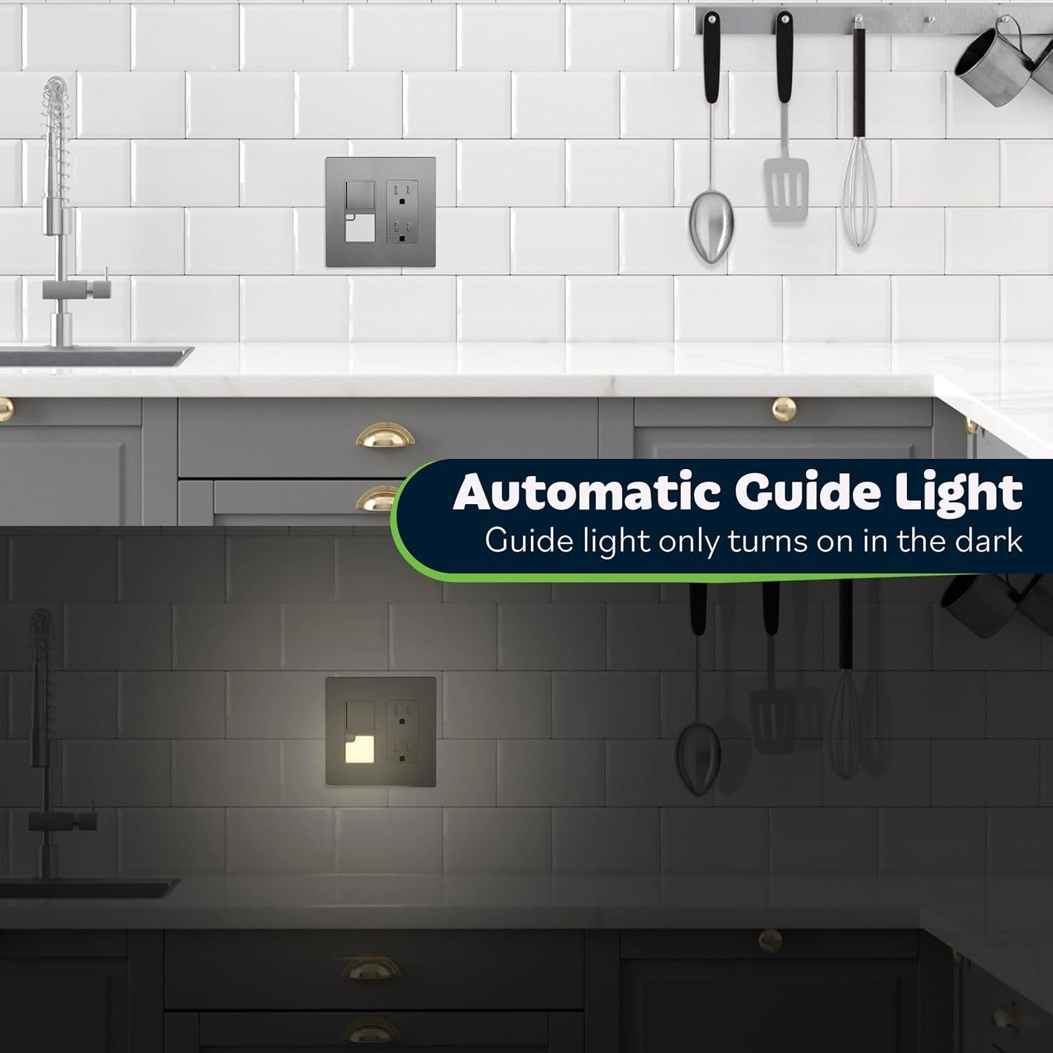 Interruptor de Luz Guía TOPGREENER TGLS315-SG 3 Vías Gris