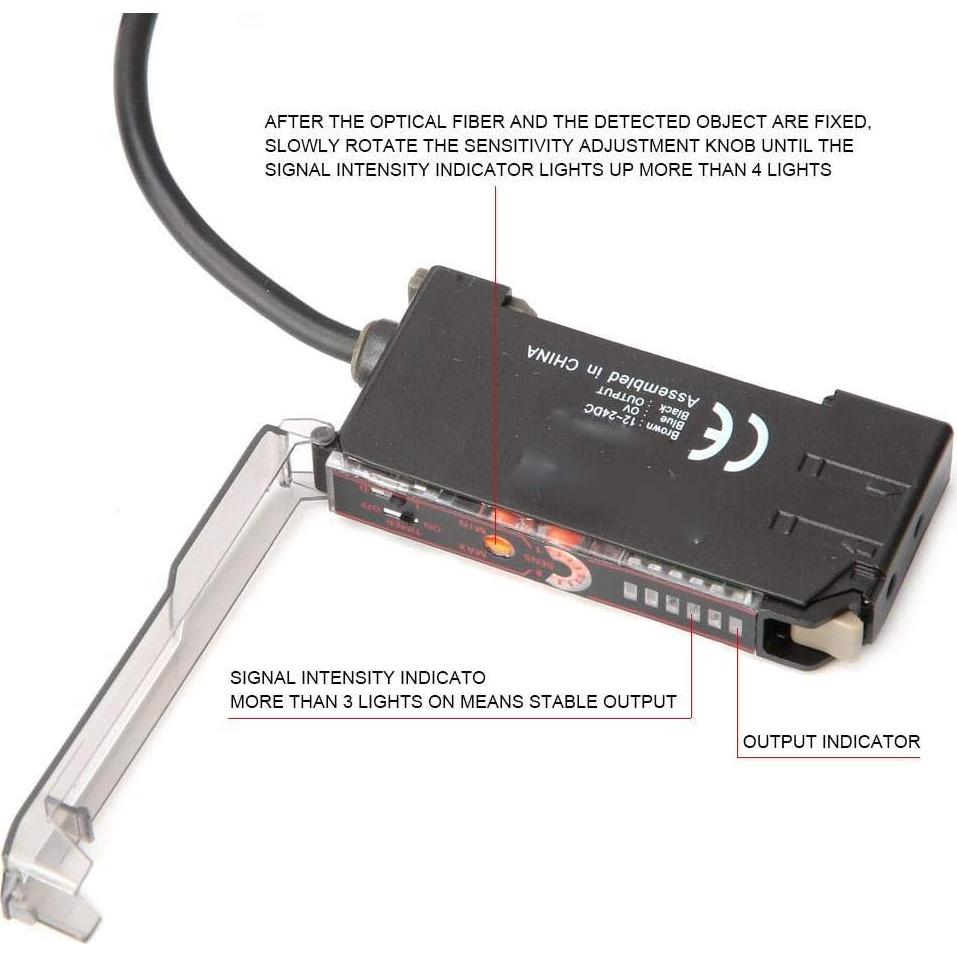 Amplificador de Fibra Óptica Acogedor E3X-NA11 62.93g