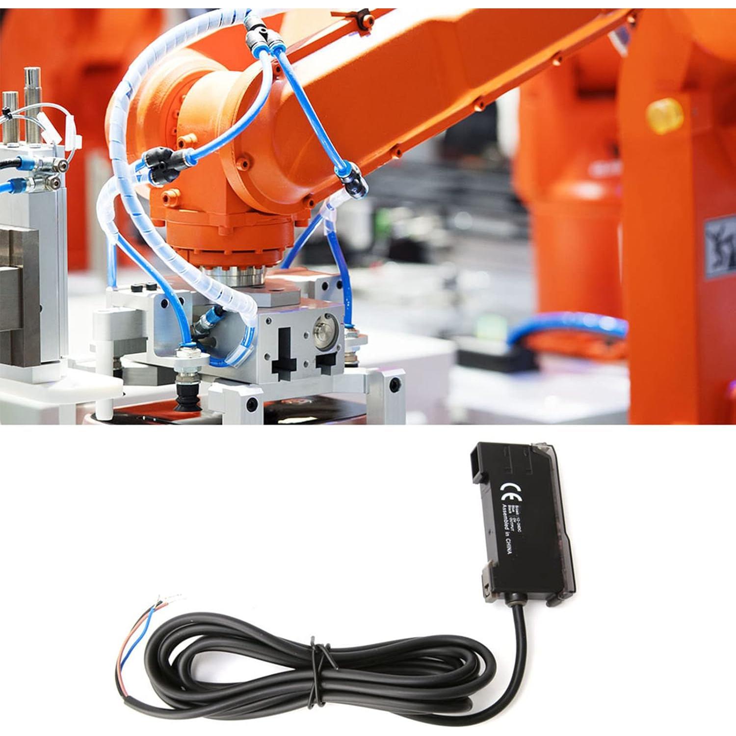 Sensor Fotoeléctrico Amplificador de Fibra Óptica Heayzoki E3X-NA11