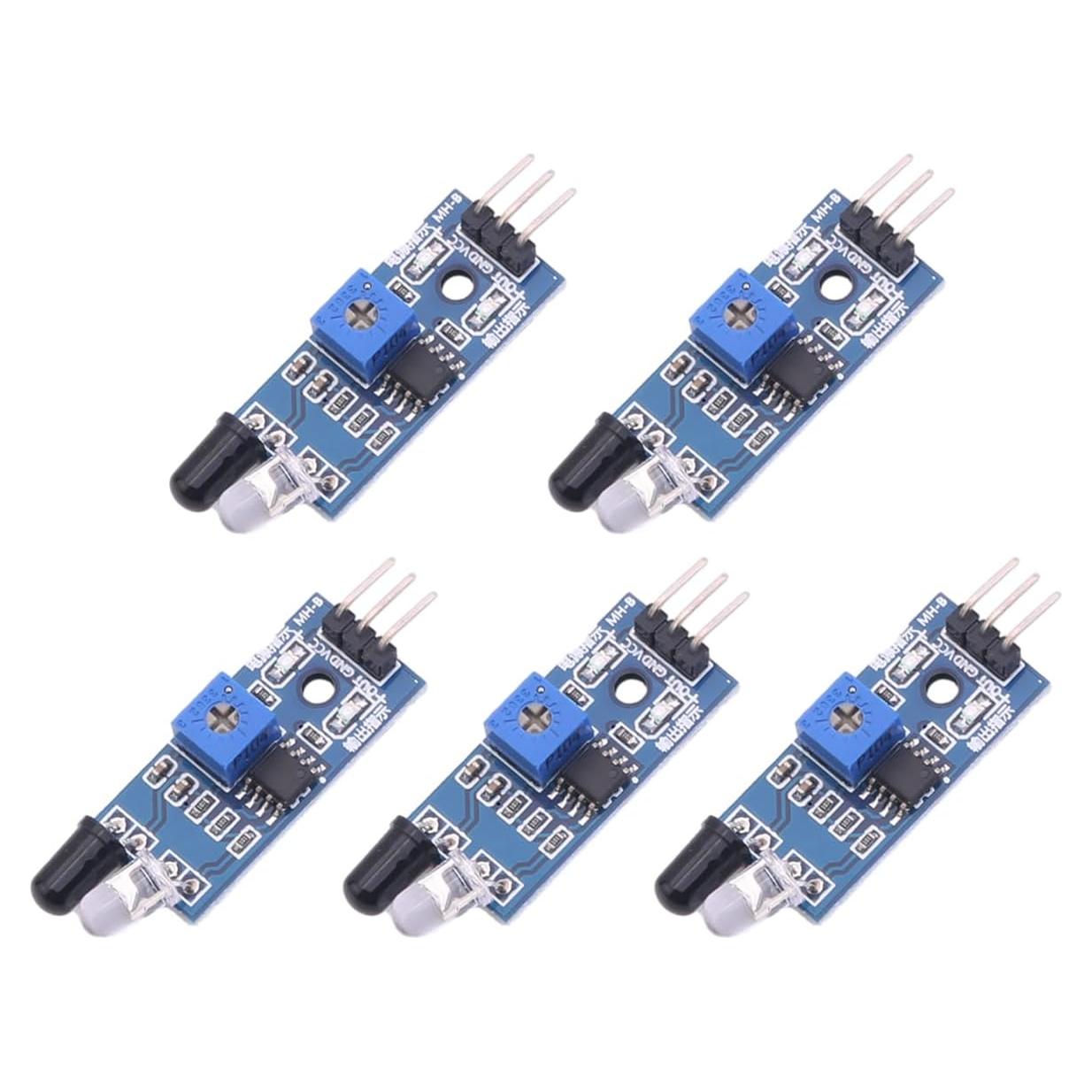Sensor Infrarrojo DUNSIHUI 5pcs para Evitar Obstáculos 30cm