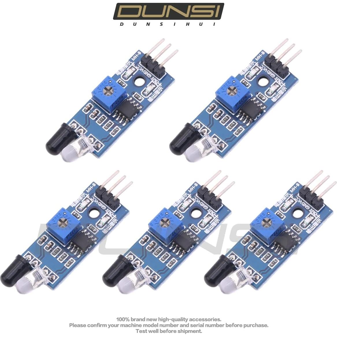 Sensor Infrarrojo DUNSIHUI 5pcs para Evitar Obstáculos 30cm
