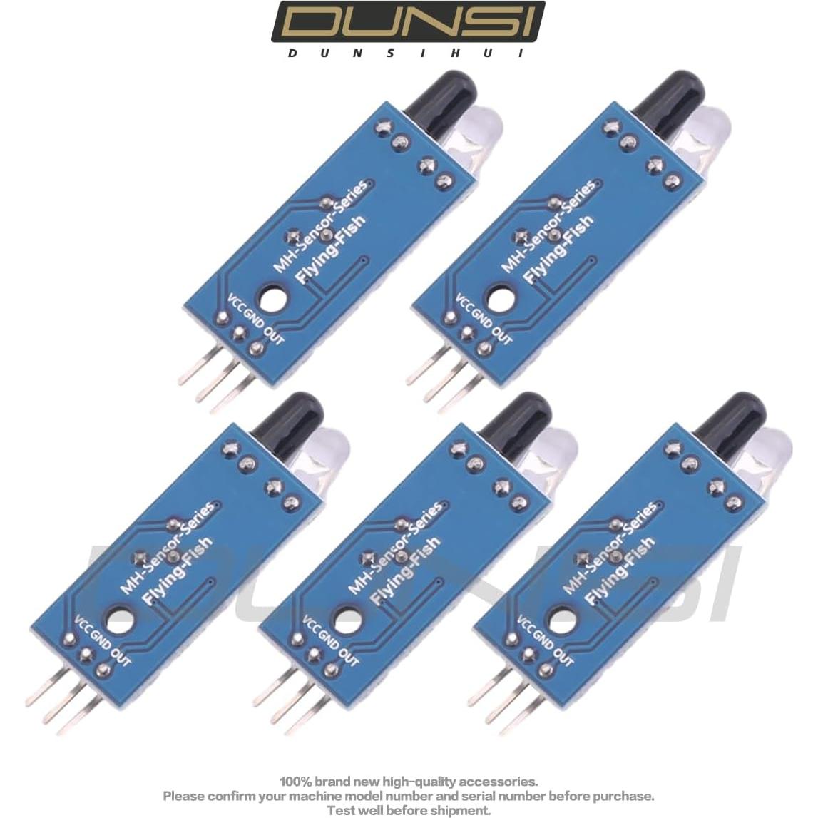 Sensor Infrarrojo DUNSIHUI 5pcs para Evitar Obstáculos 30cm